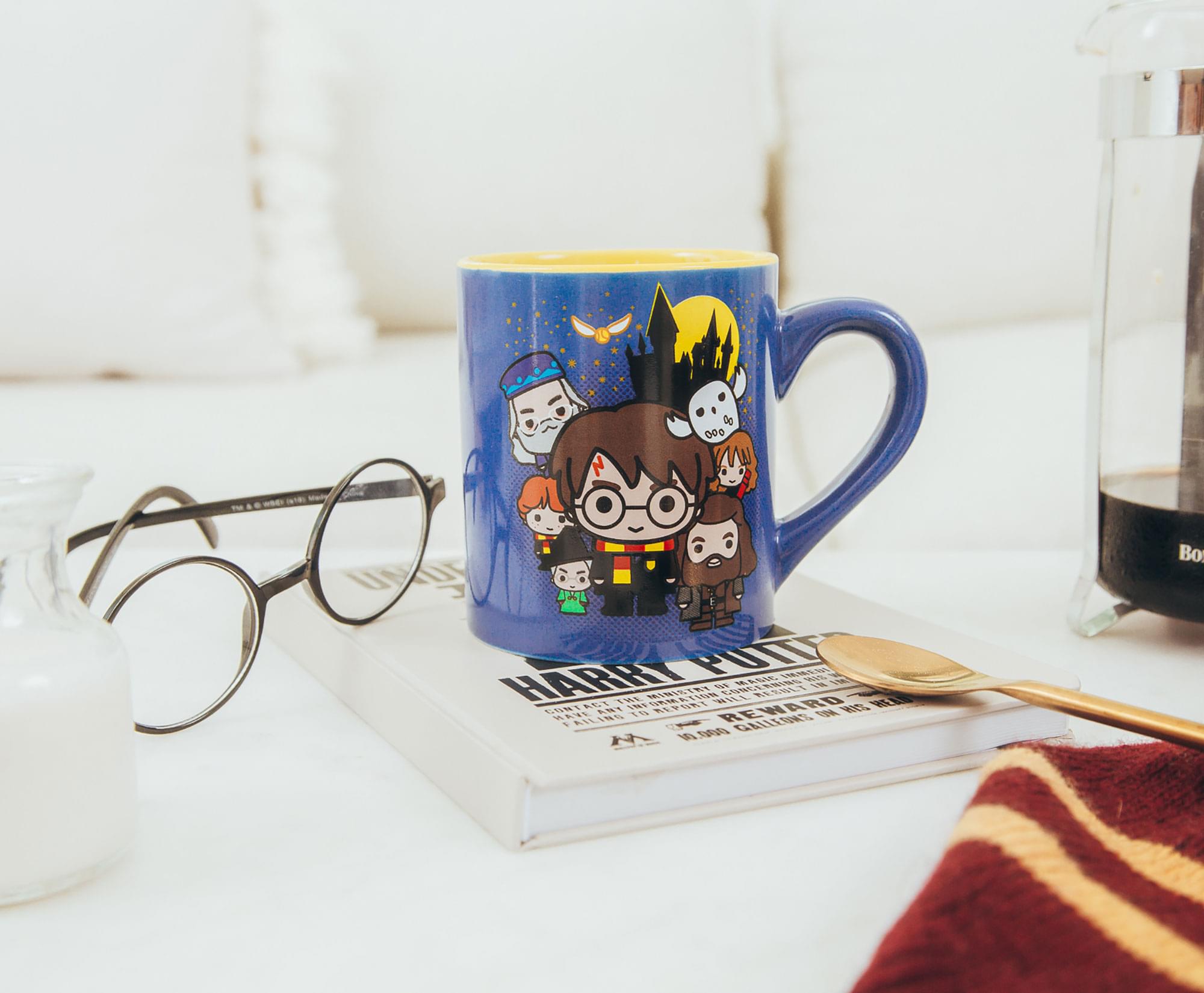 Enchanting Harry Potter Chibi Ceramic Mug - 14 Ounce Magic
