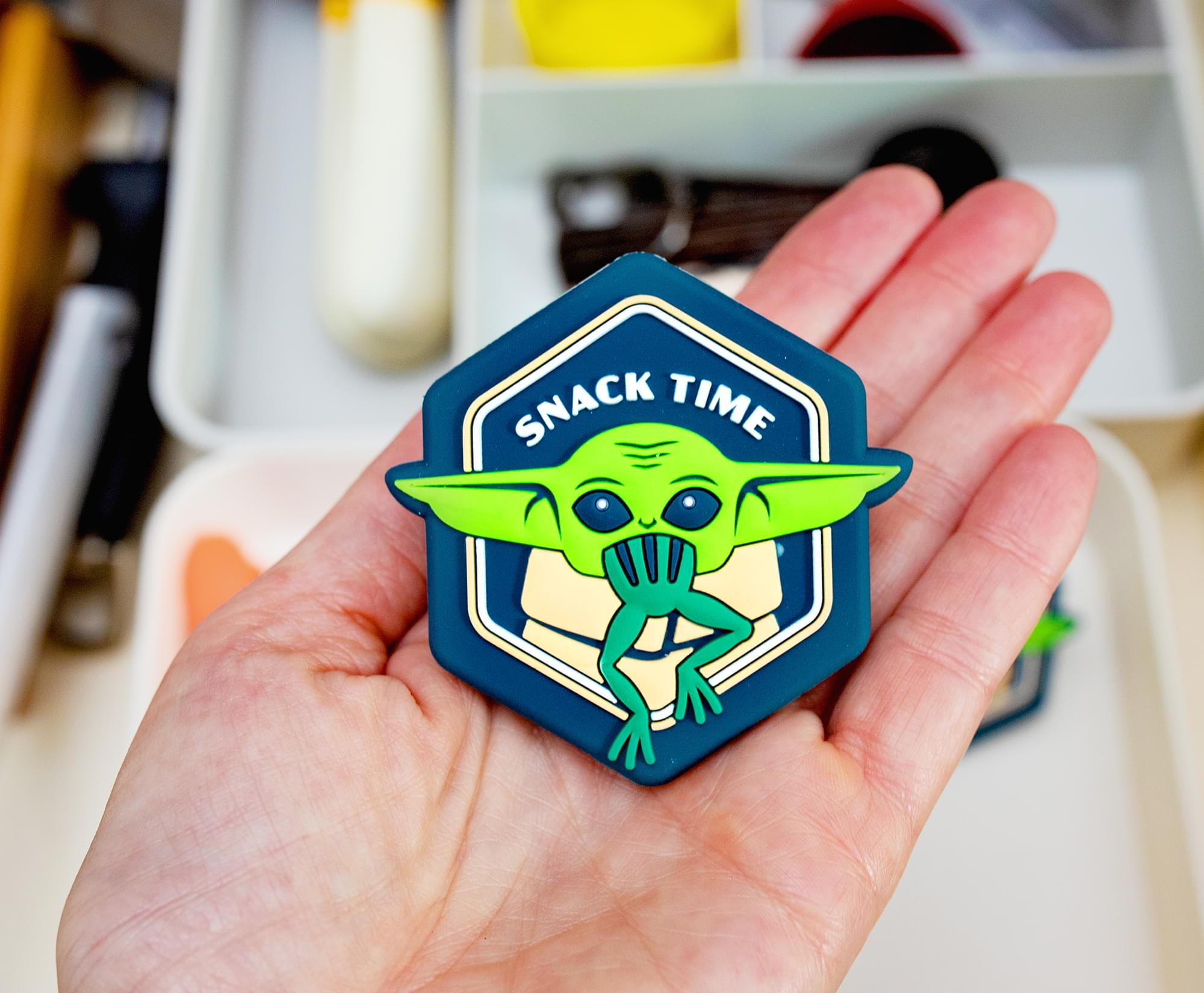 Star Wars: The Mandalorian Grogu Snack Time Magnetic Chip Clips - 2-Pack