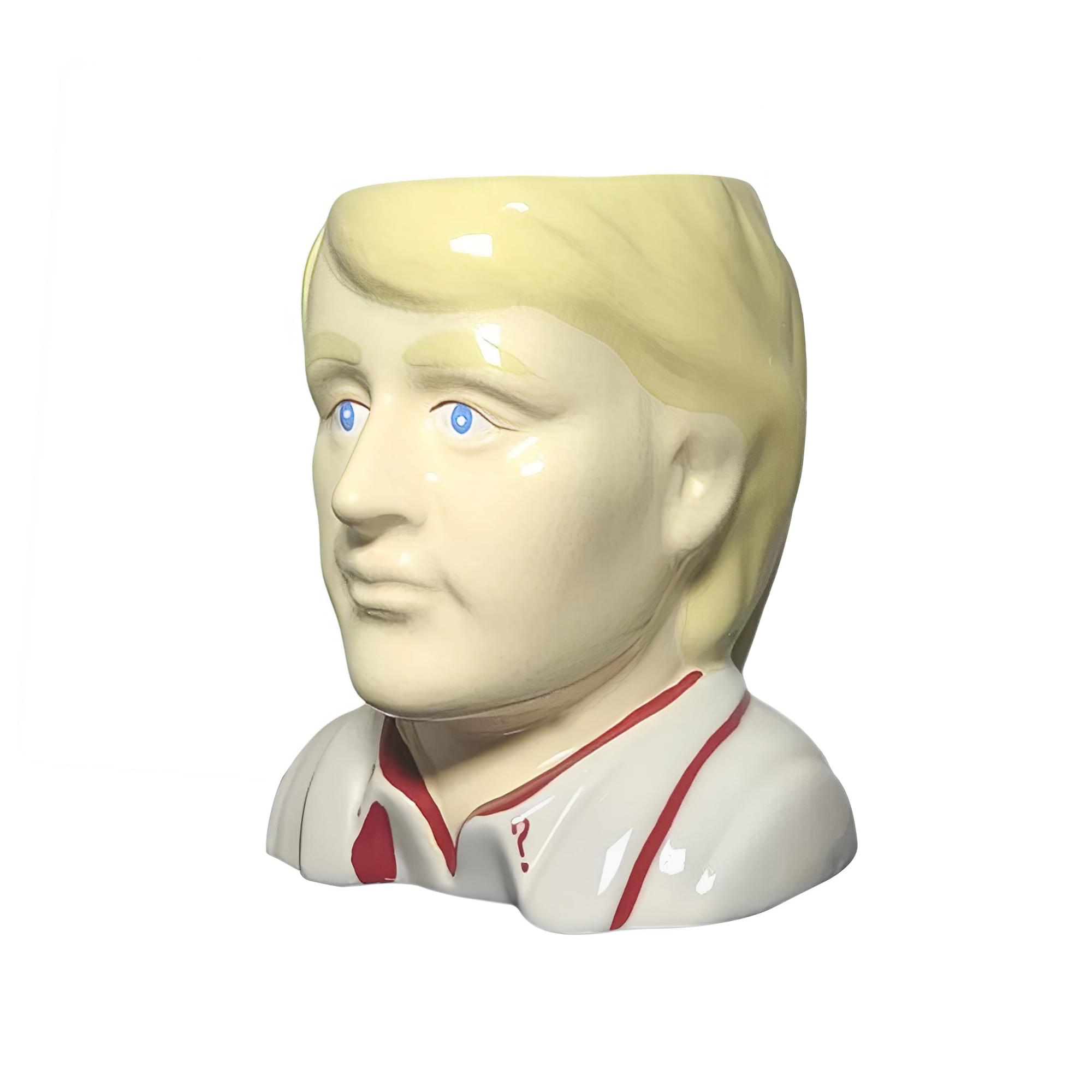 Time-Traveling Delight: Doctor Who 5th Doctor Peter Davison Ceramic 3D Toby Jug Mug