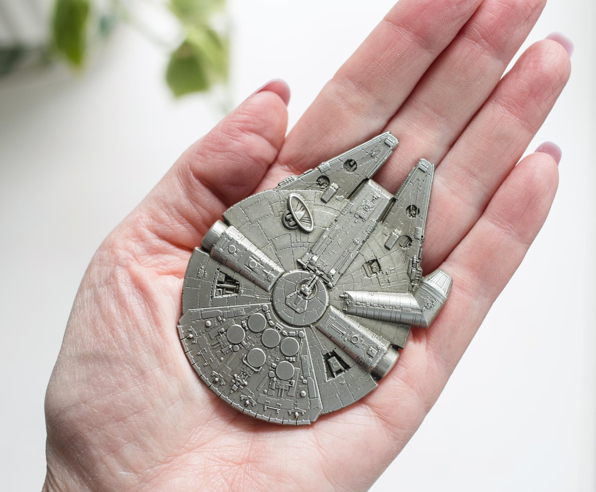 Exclusive Toynk Star Wars Millennium Falcon Collector Metal Pin - 3x2 Inches
