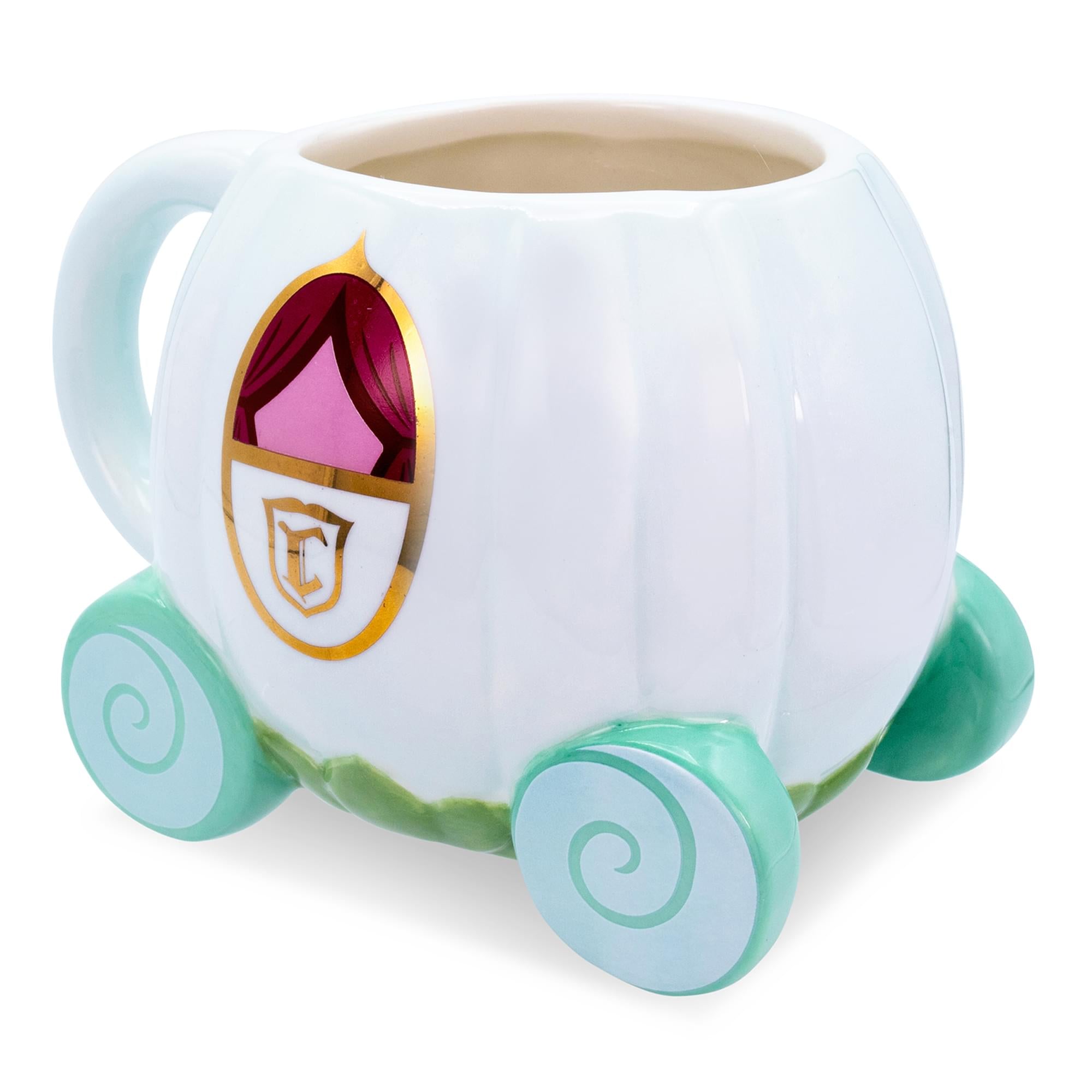 Enchanting Disney Cinderella Coach 3D Ceramic Mug - 20 Ounce