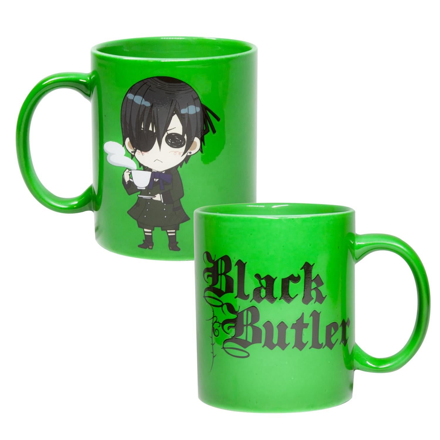 Black Butler Green Coffee Mug with Logo - A Must-Have for Fans