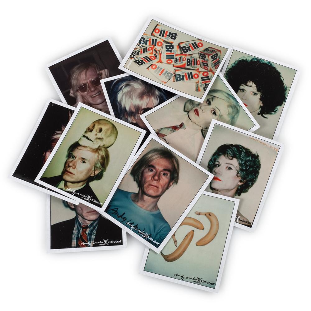 Kidrobot's Exclusive Andy Warhol Polaroid Prints Set - 12 Piece Collection
