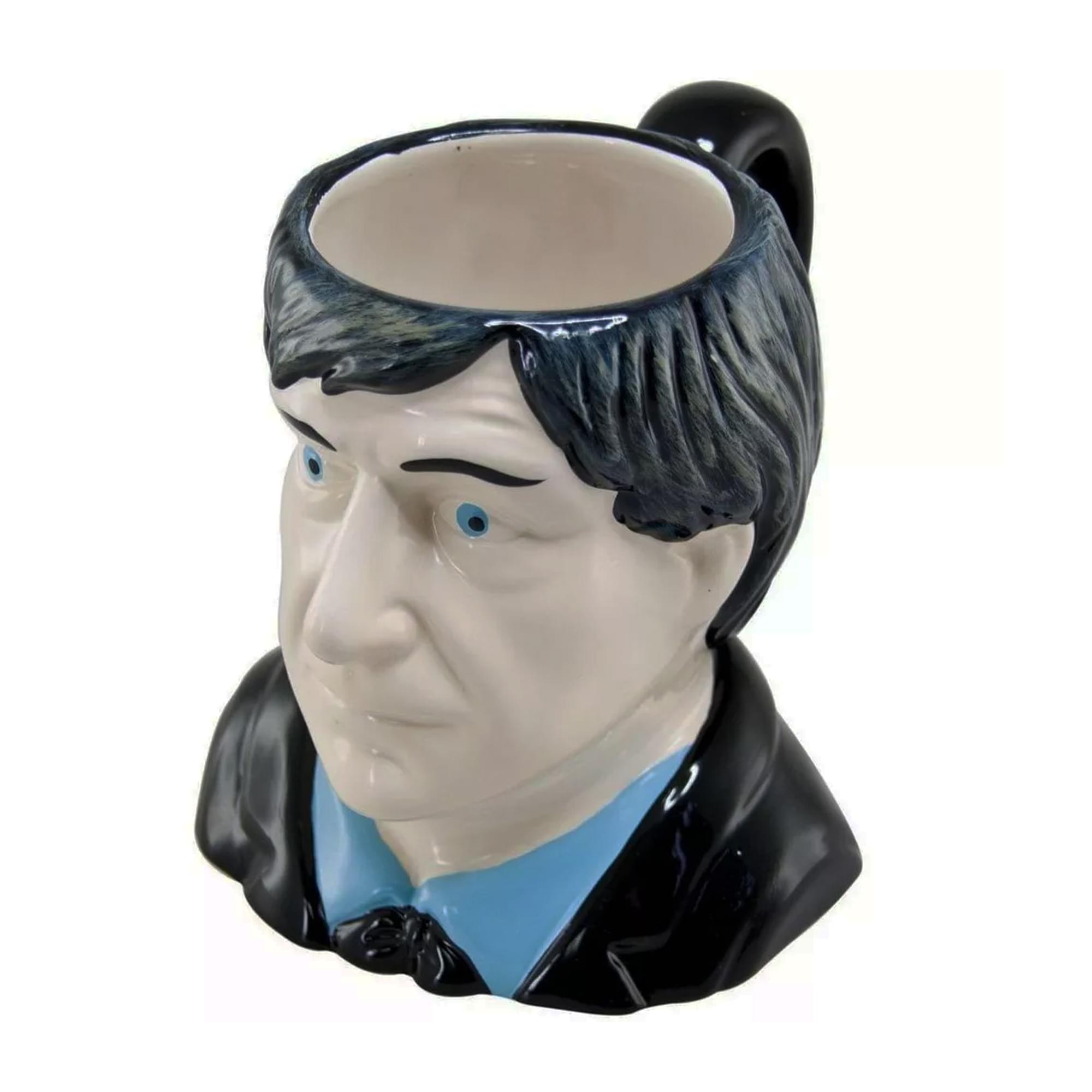 The Doctor Who 2nd Doctor Patrick Troughton Ceramic 3D Toby Jug Mug - A Timeless Tribute for Fans
