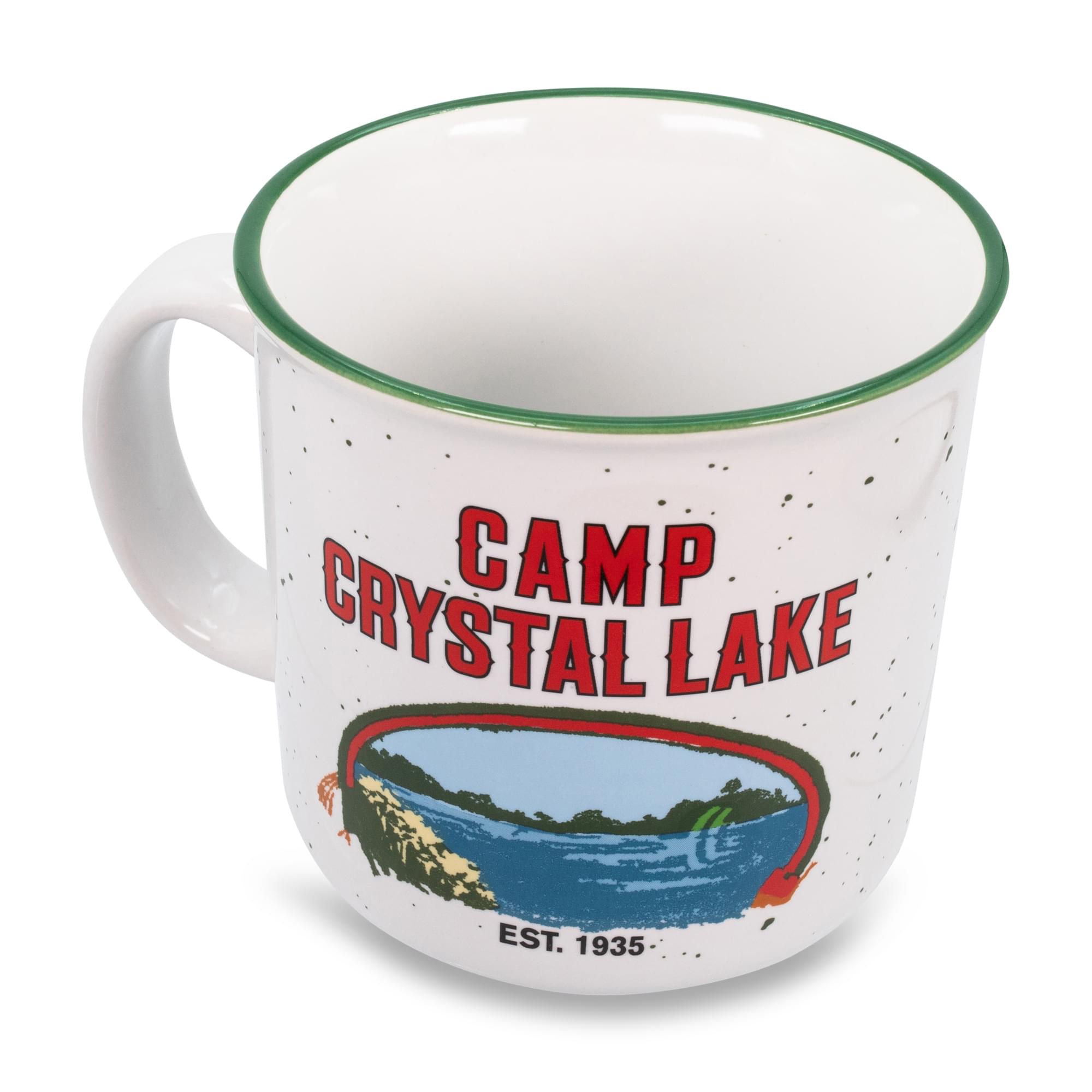 Friday the 13th Crystal Lake Ceramic Camper Mug - 20 Ounce