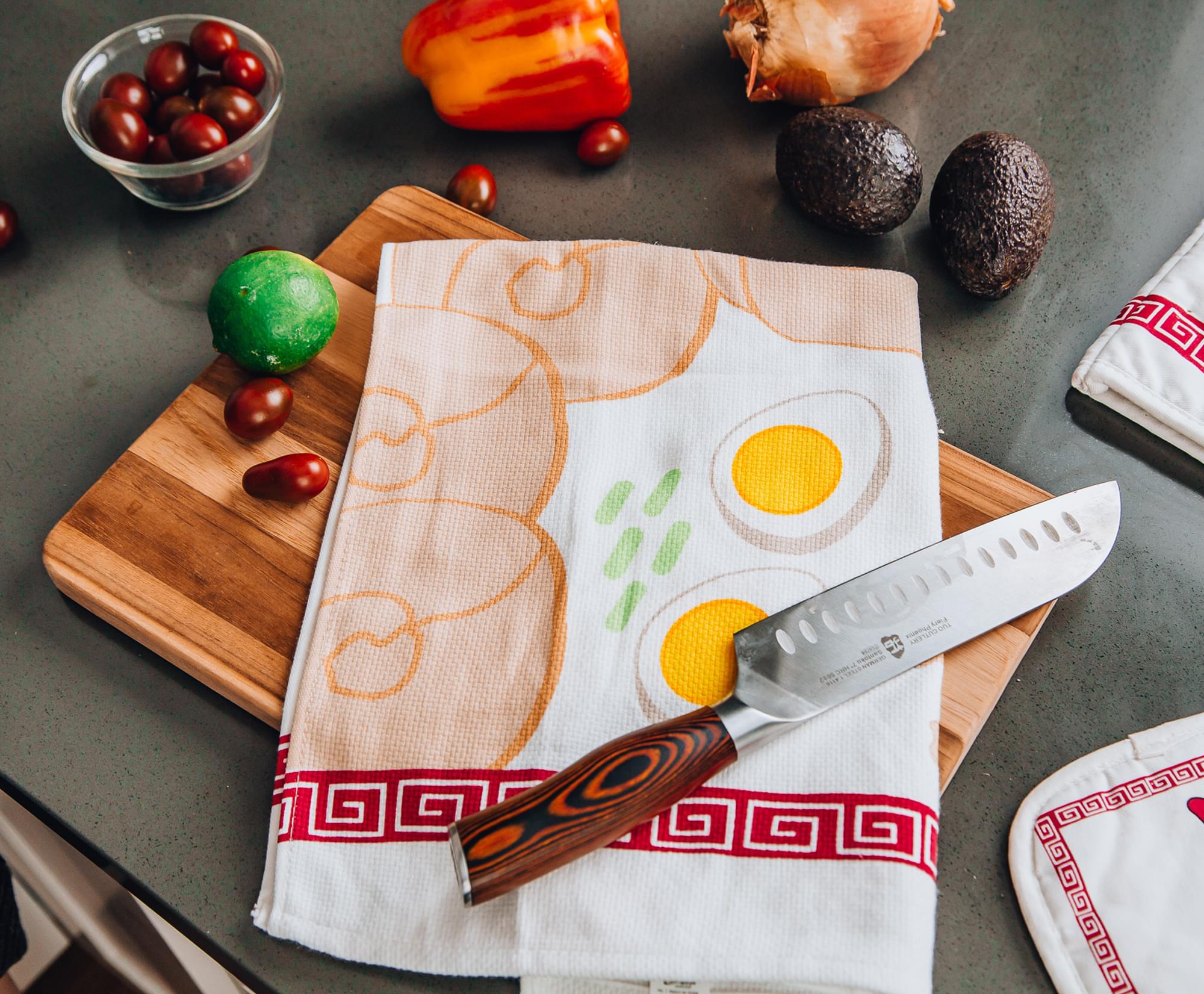 Naruto Ichiraku Ramen-Inspired 3-Piece Kitchen Set: Oven Mitt, Dish Towel, Pot Holder