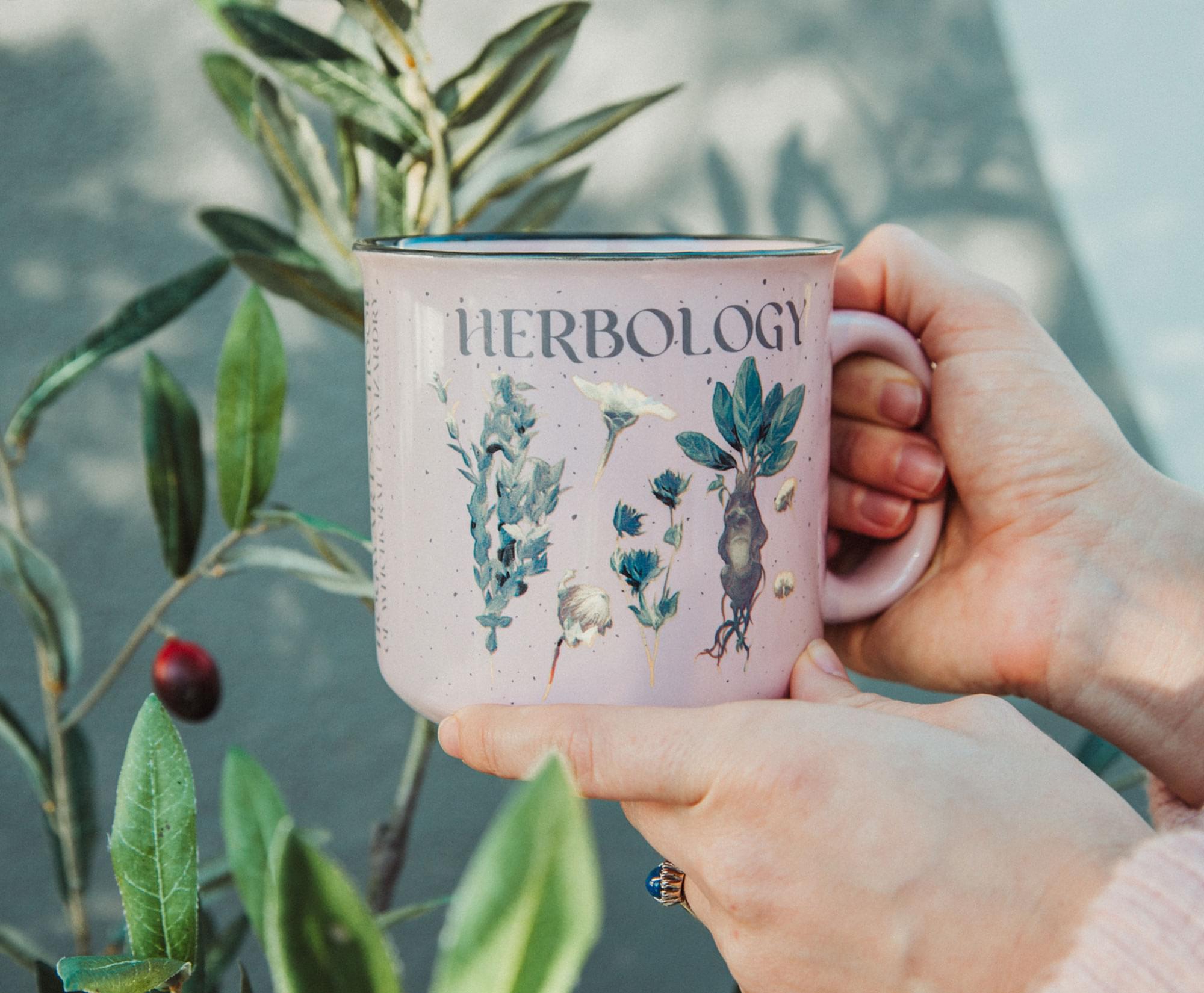 Enchanting Harry Potter Herbology Ceramic Camper Mug - 20 Oz Delight