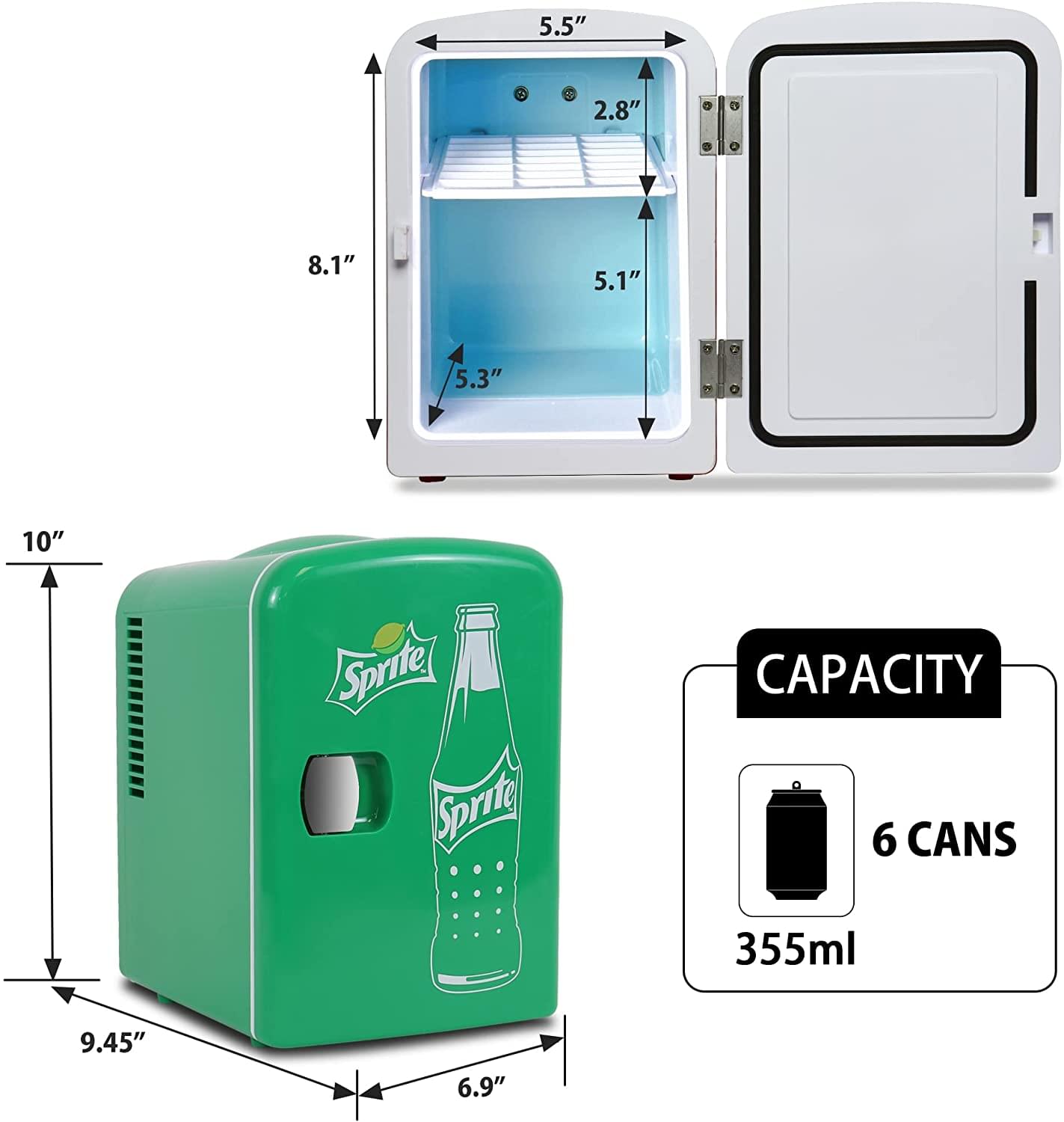 Sprite 4L Personal Travel Fridge: Keep Your Drinks Cool Anywhere!