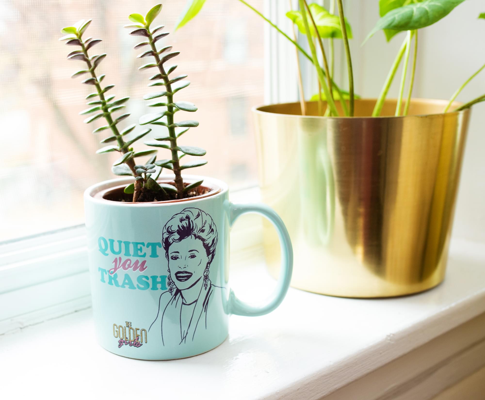 Golden Girls 'Quiet You Trash' 20-Ounce Ceramic Mug