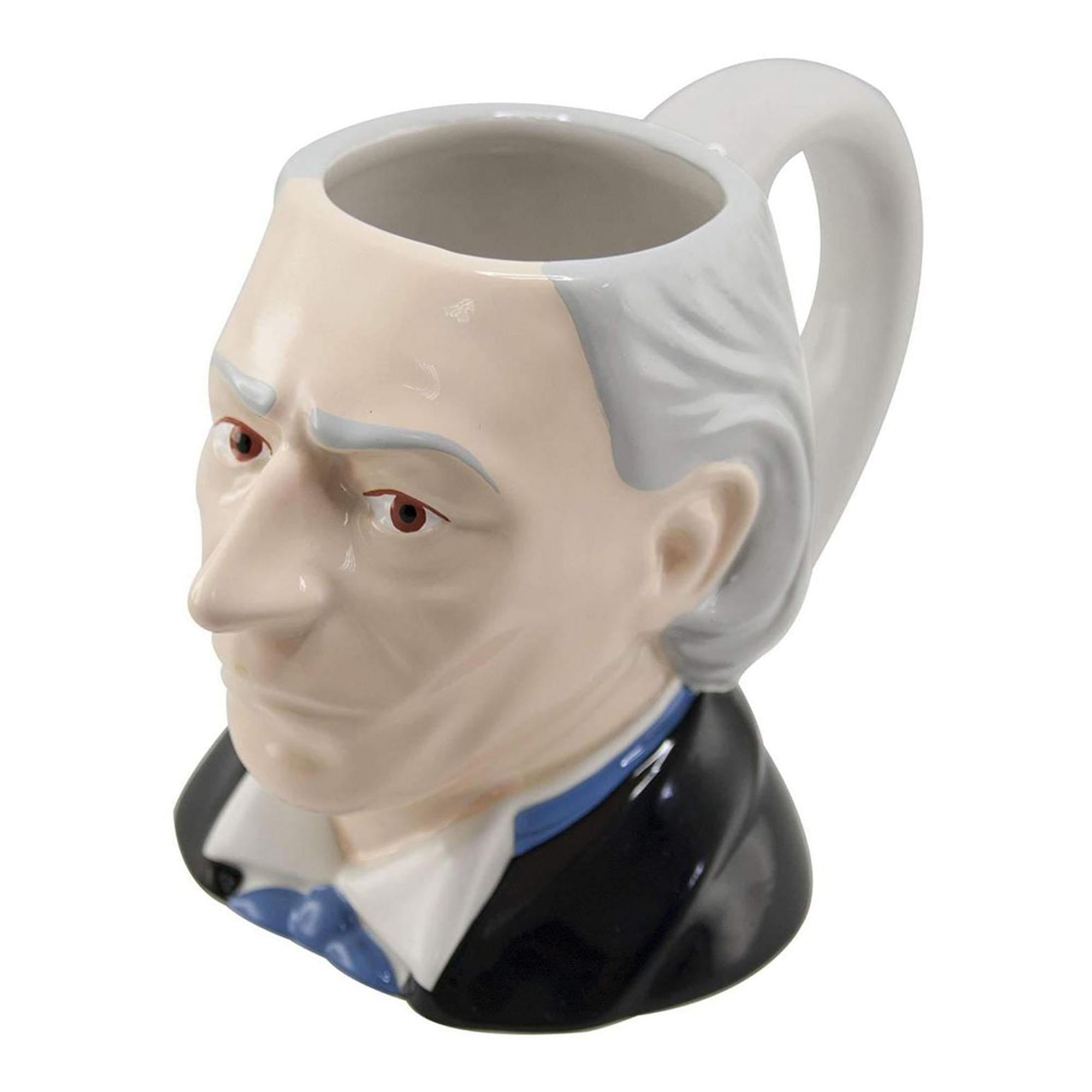 Time - Traveling 3D Ceramic Mug: The First Doctor, William Hartnell