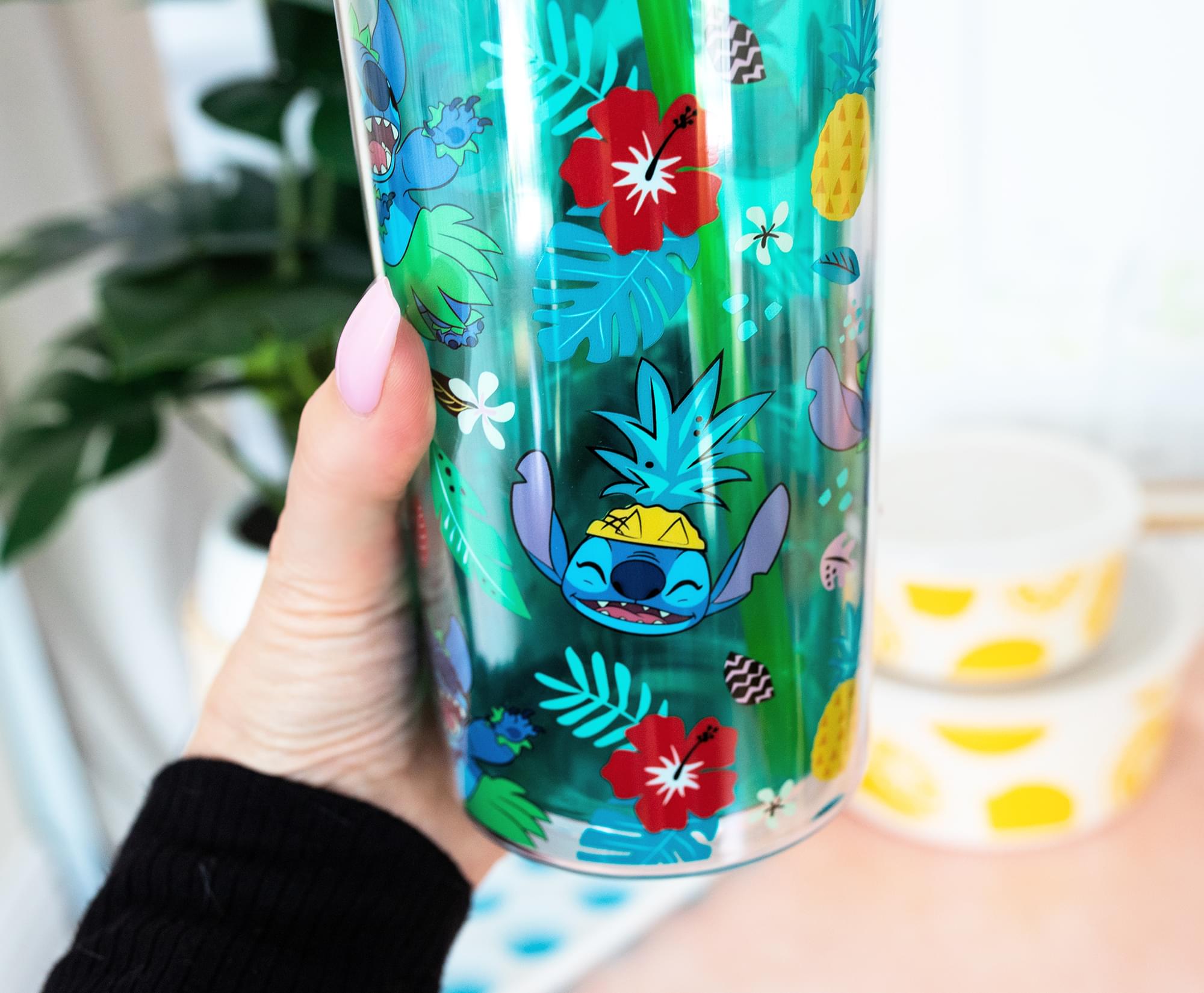 Disney Lilo & Stitch Tropical Summer Carnival Cup with Lid and Straw - Fun in the Sun!