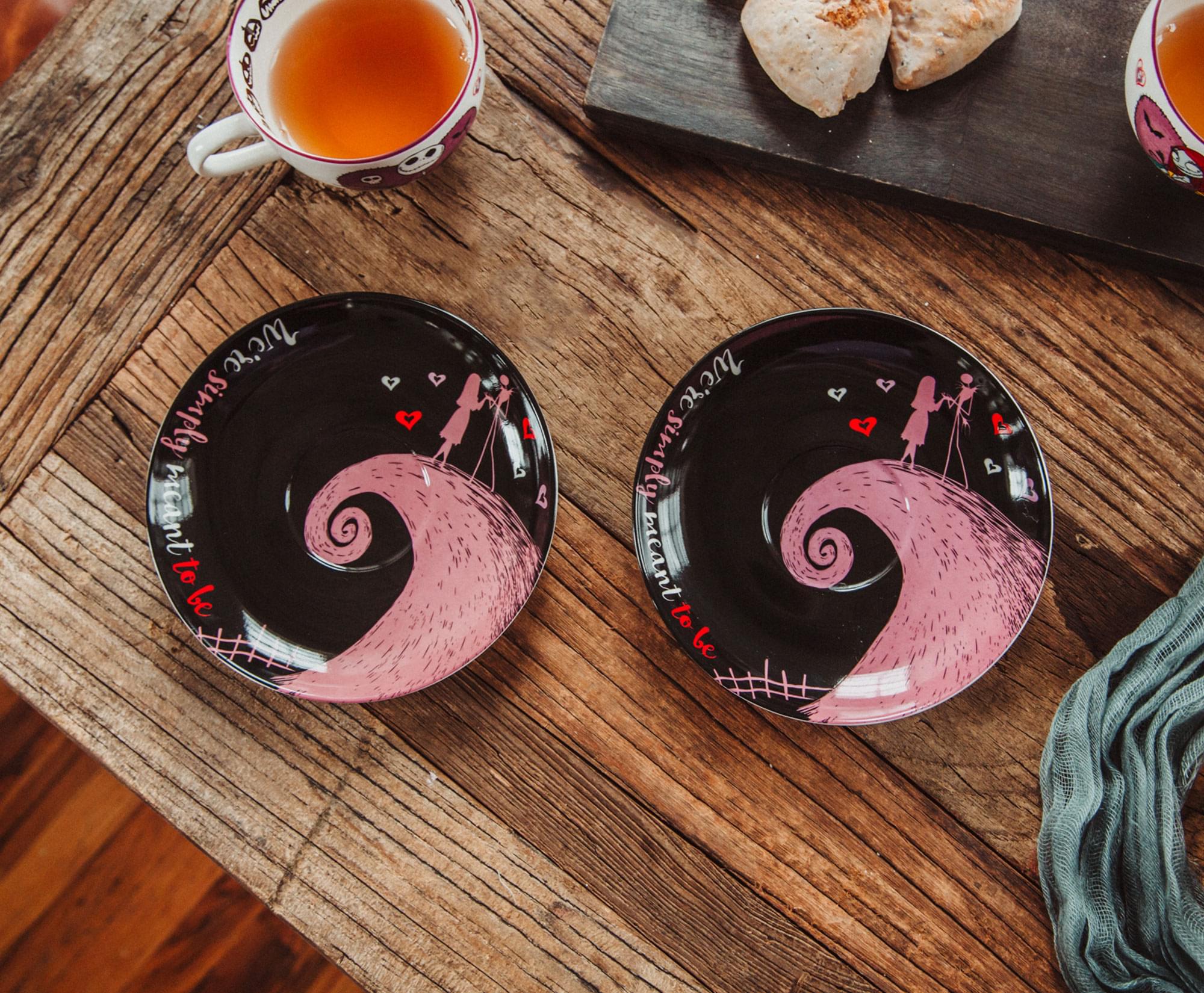 Disney's The Nightmare Before Christmas Bone China Teacup & Saucer Set - 2 Piece