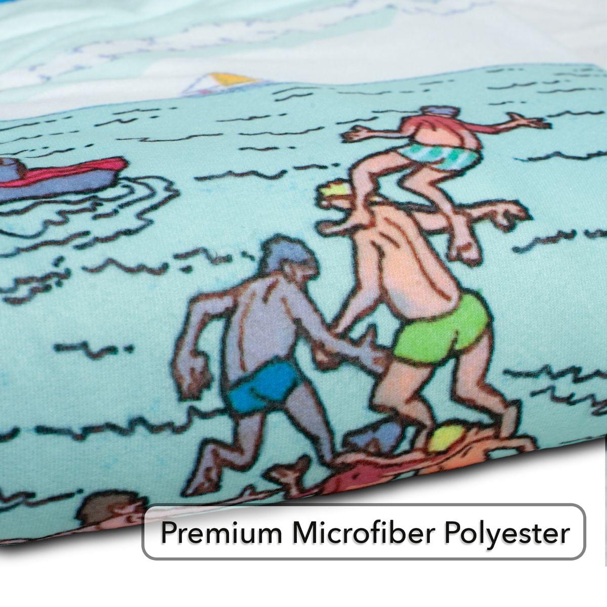 Show Your Love for Where's Waldo with This Beach-Themed Fleece Throw Blanket