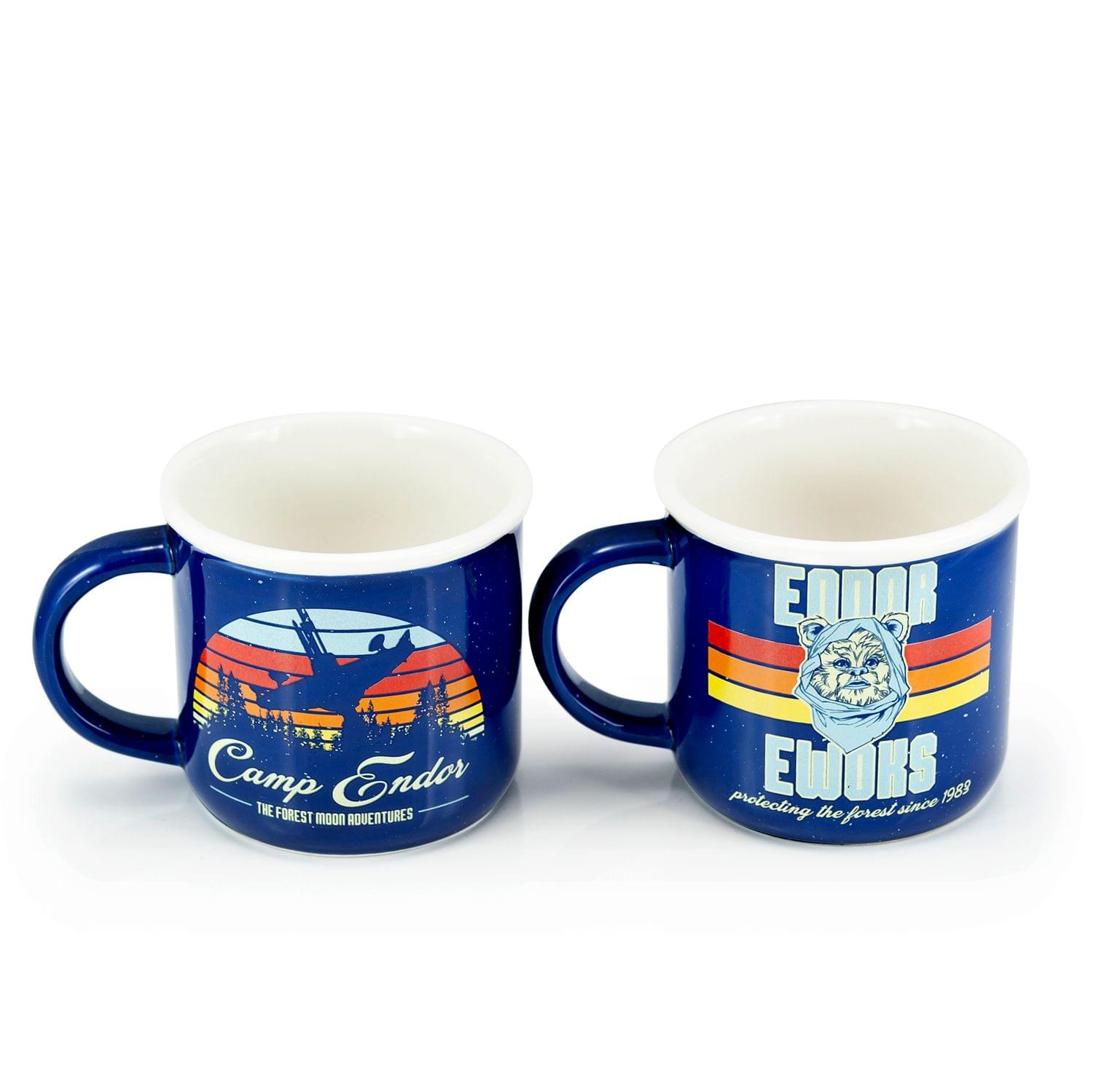 Star Wars Endor Camp Retro Mugs - Set of 2