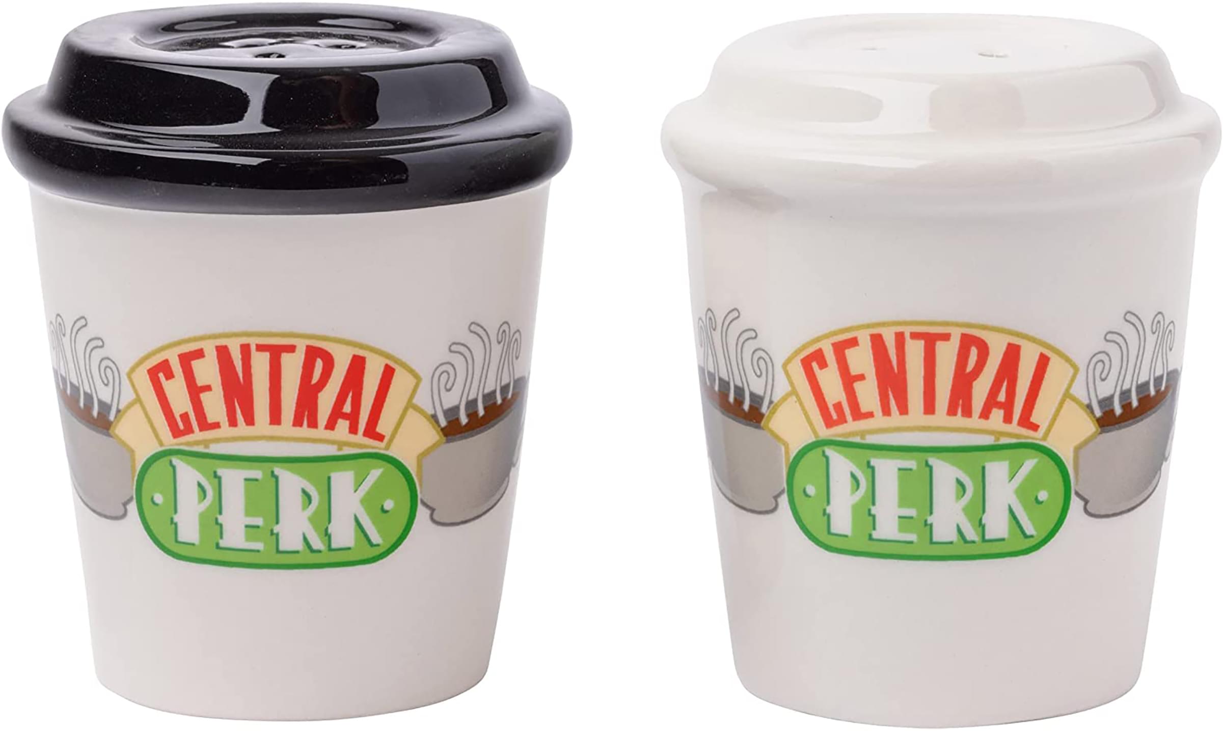 Friends Central Perk Ceramic Salt & Pepper Shaker Set - Add Magic to Your Table