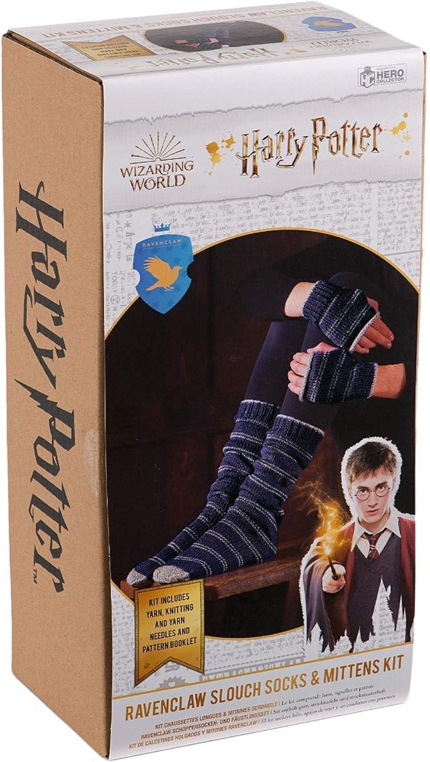 Eaglemoss Harry Potter Knit Craft Set: Ravenclaw Mittens & Slouch Socks - A Magical DIY Delight!
