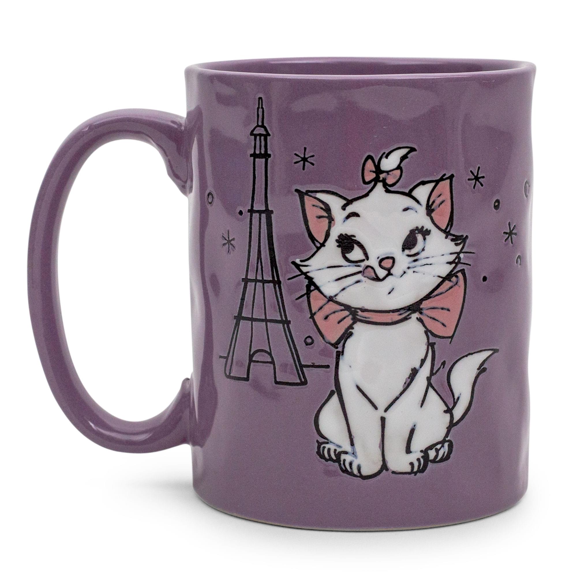 Enchanting Disney The Aristocats Marie In Paris Ceramic Mug - 15 Ounce Delight