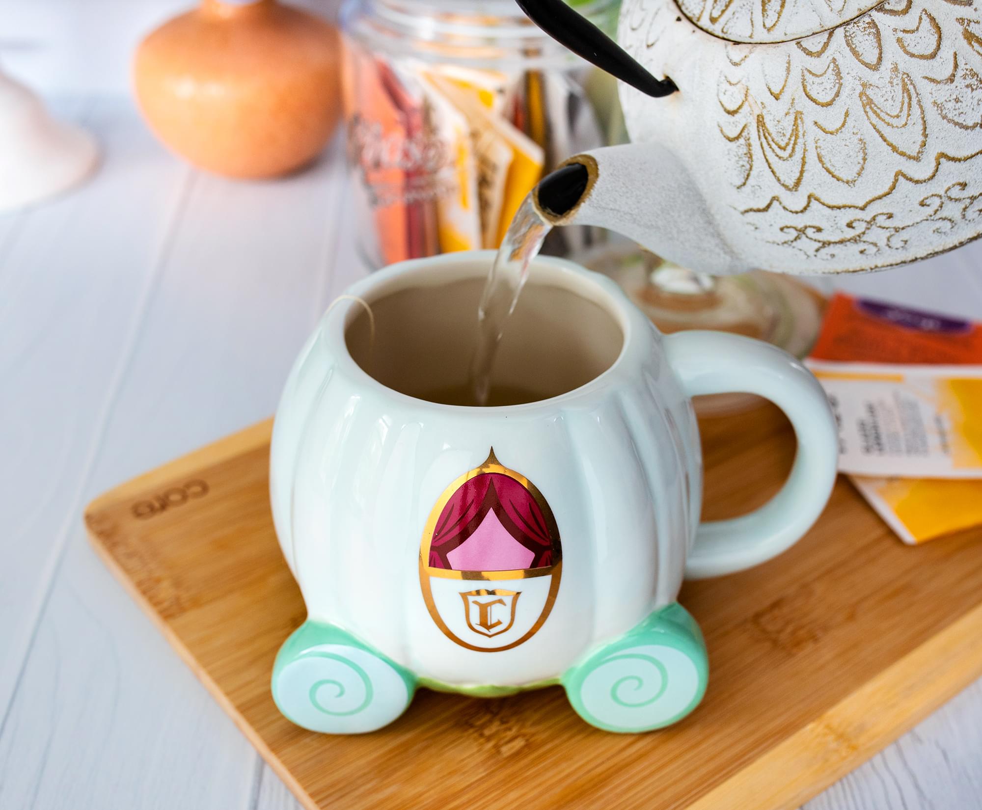 Enchanting Disney Cinderella Coach 3D Ceramic Mug - 20 Ounce
