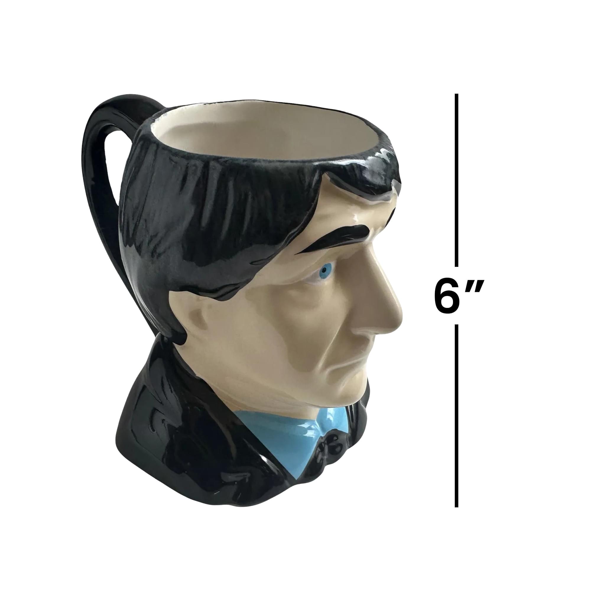 The Doctor Who 2nd Doctor Patrick Troughton Ceramic 3D Toby Jug Mug - A Timeless Tribute for Fans