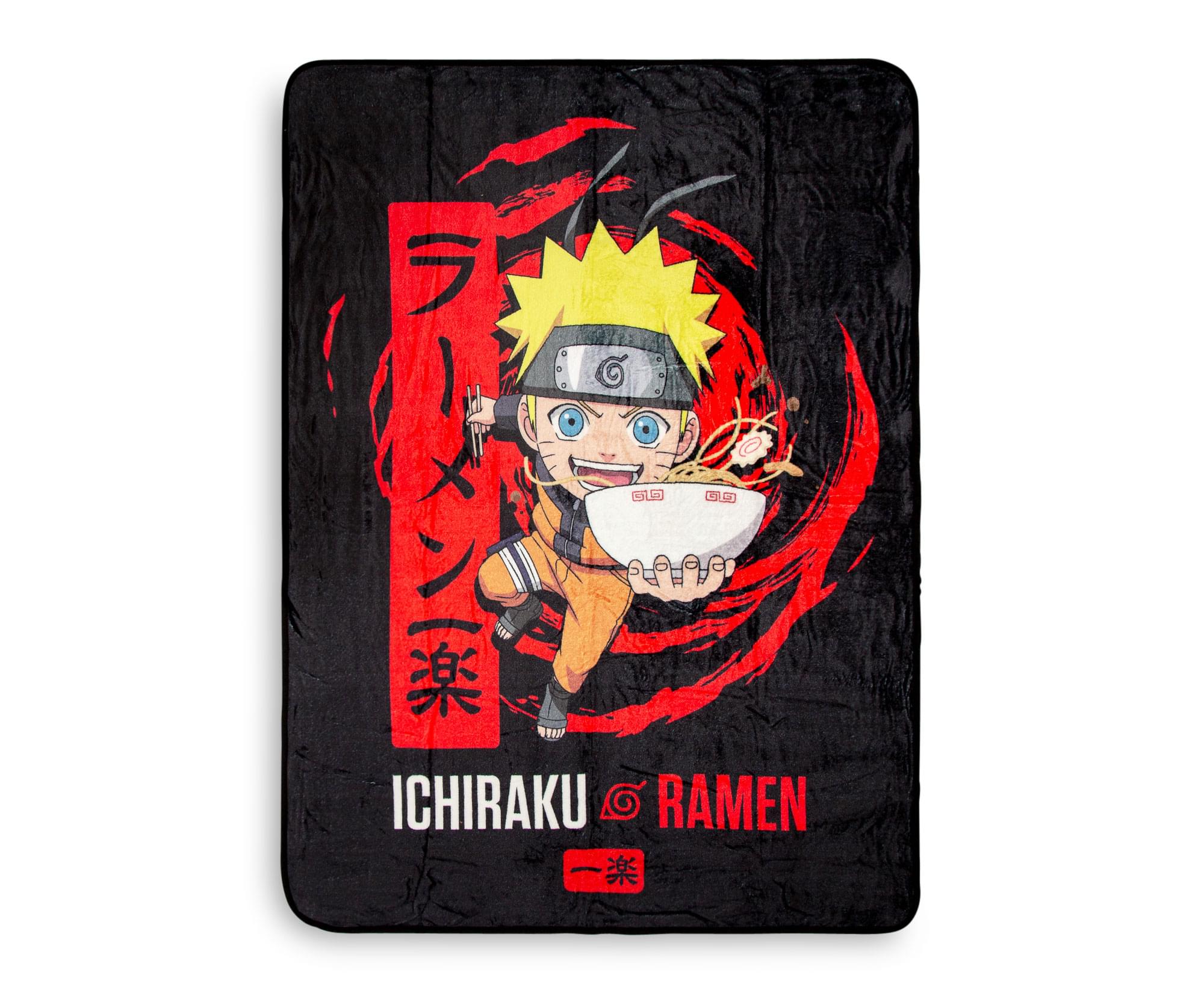 Naruto Shippuden Ichiraku Ramen Cozy Fleece Throw Blanket - 45 x 60 Inches