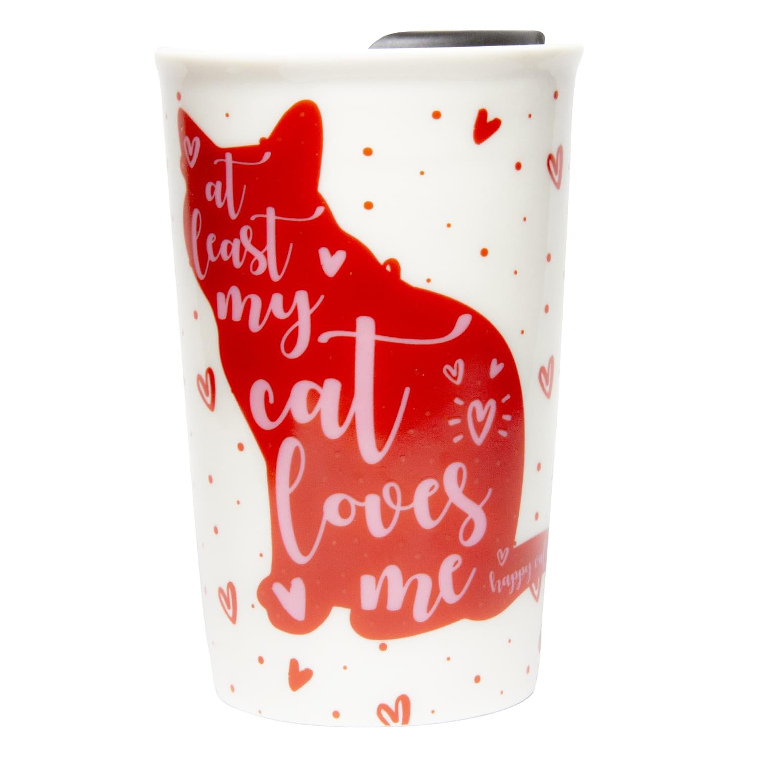 Adorable Cat Lover's Ceramic Coffee Mug - 9 Oz, Ideal Gift