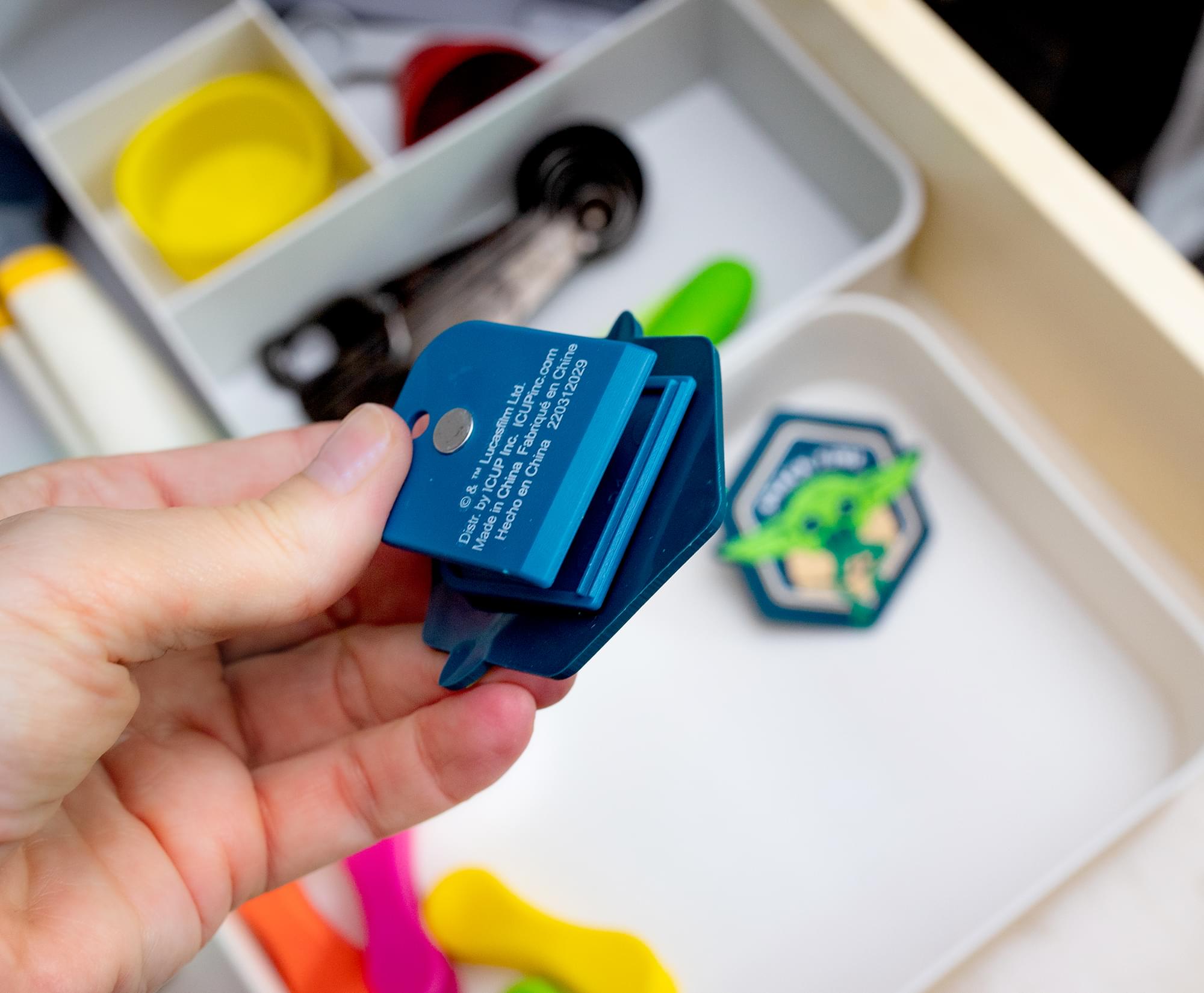 Star Wars: The Mandalorian Grogu Snack Time Magnetic Chip Clips - 2-Pack