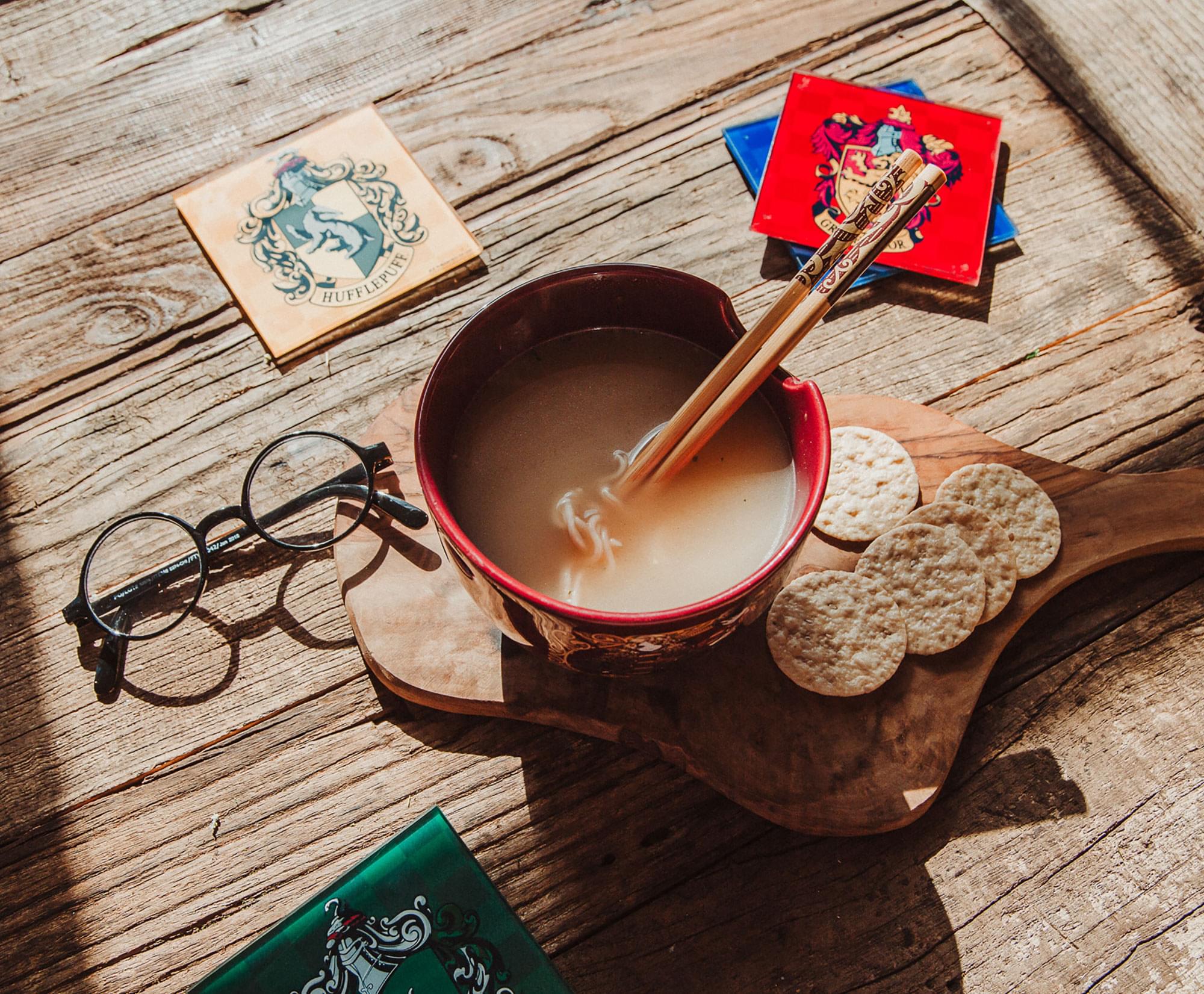 Enchanting Harry Potter Anime-Inspired 20-Ounce Ramen Bowl & Chopstick Set