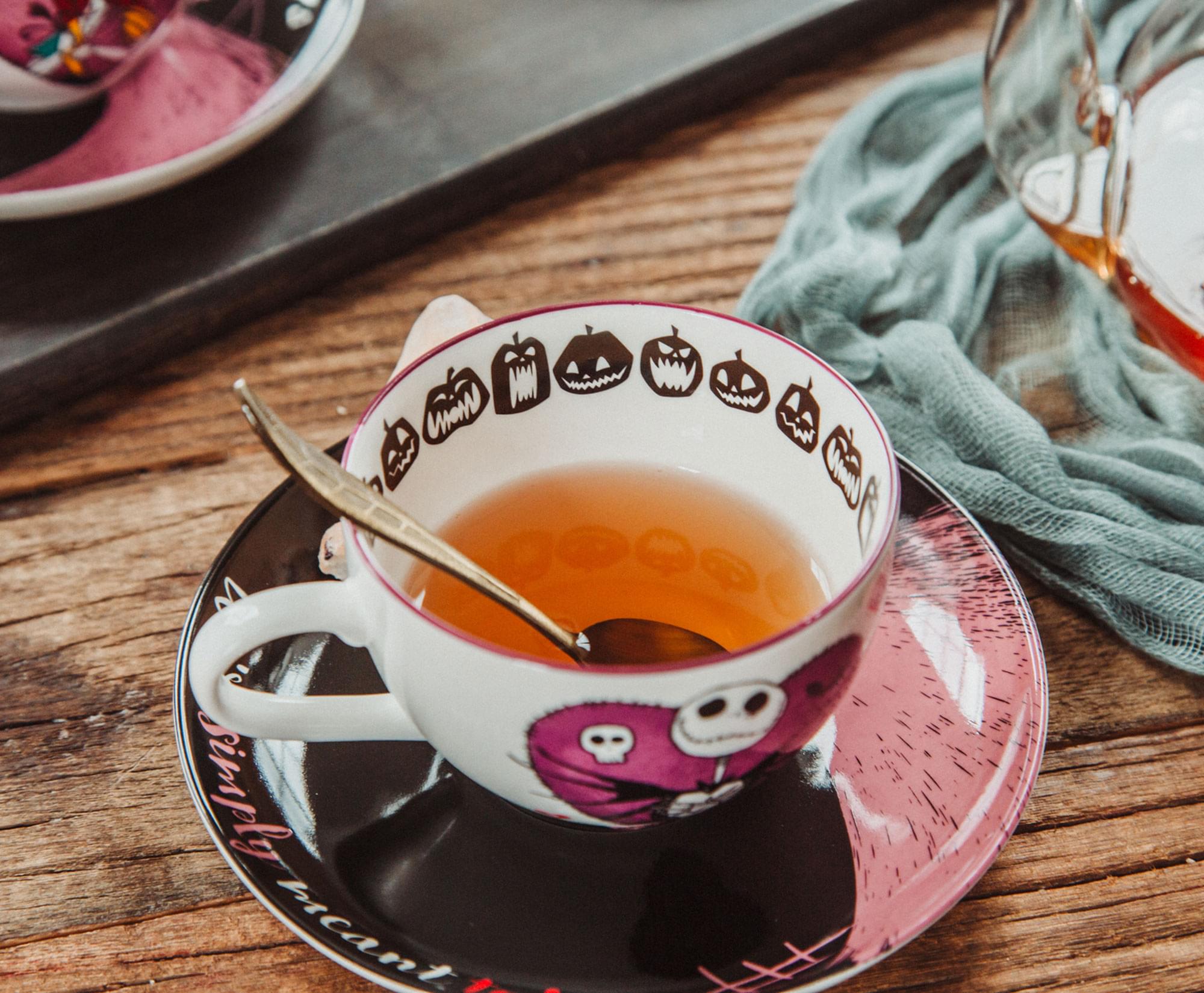Disney's The Nightmare Before Christmas Bone China Teacup & Saucer Set - 2 Piece