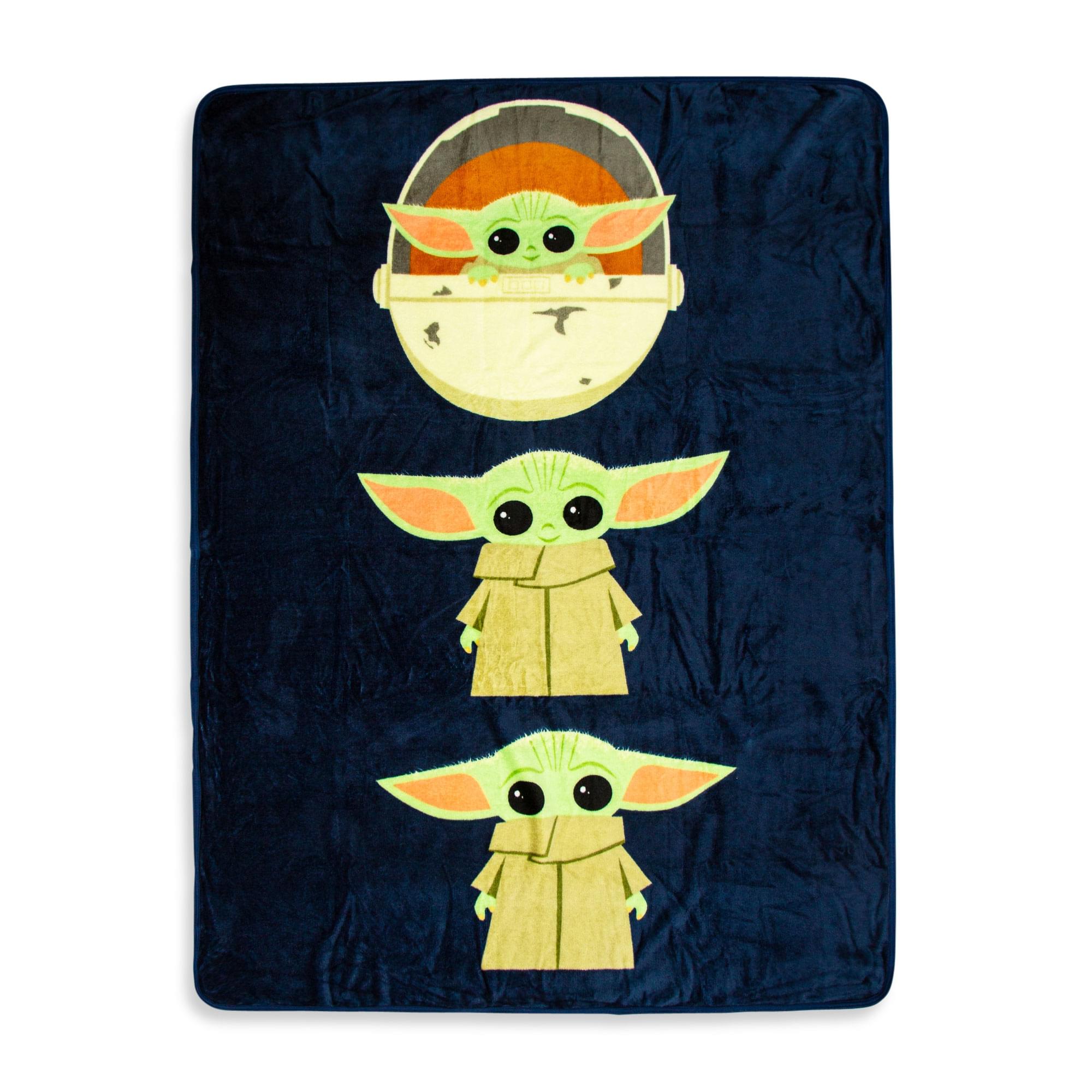 Star Wars The Mandalorian 46 x 60 Inch Ultra-Soft Silk Touch Throw Blanket