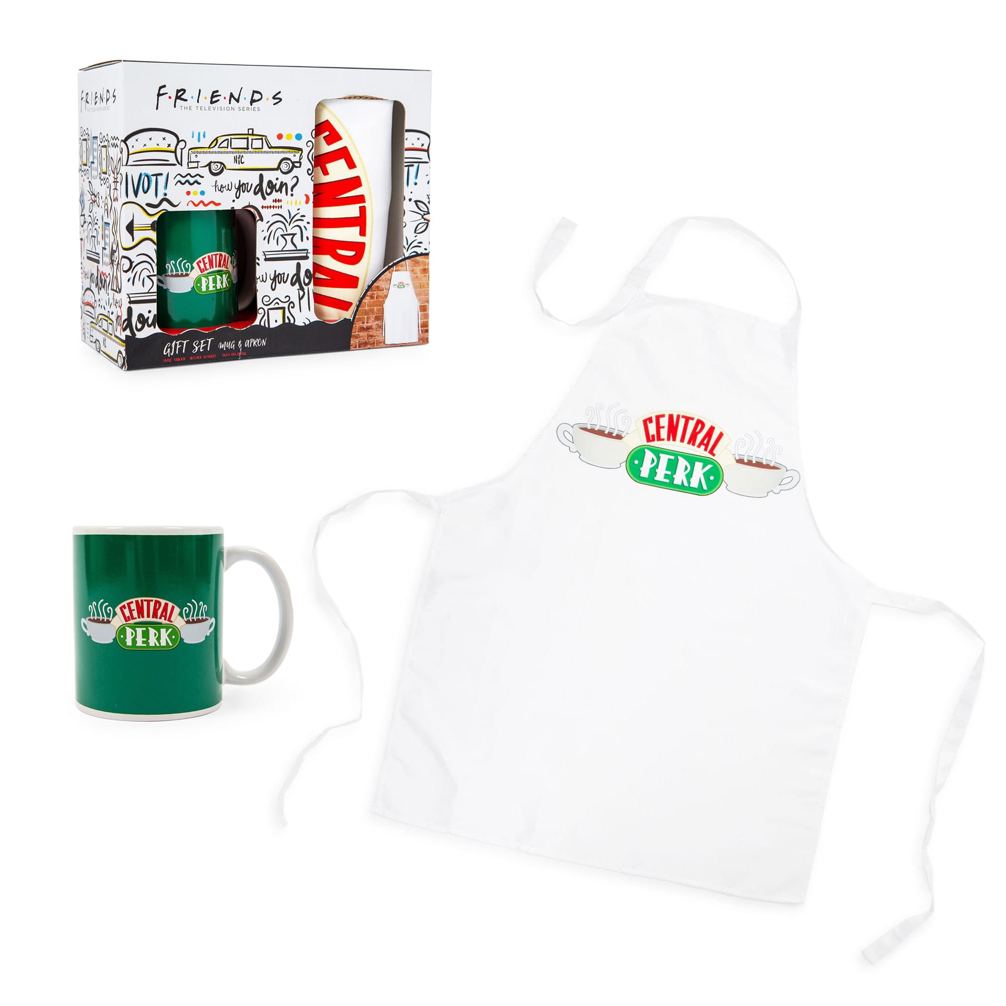 Friends Central Perk Ceramic Mug & Apron Gift Set