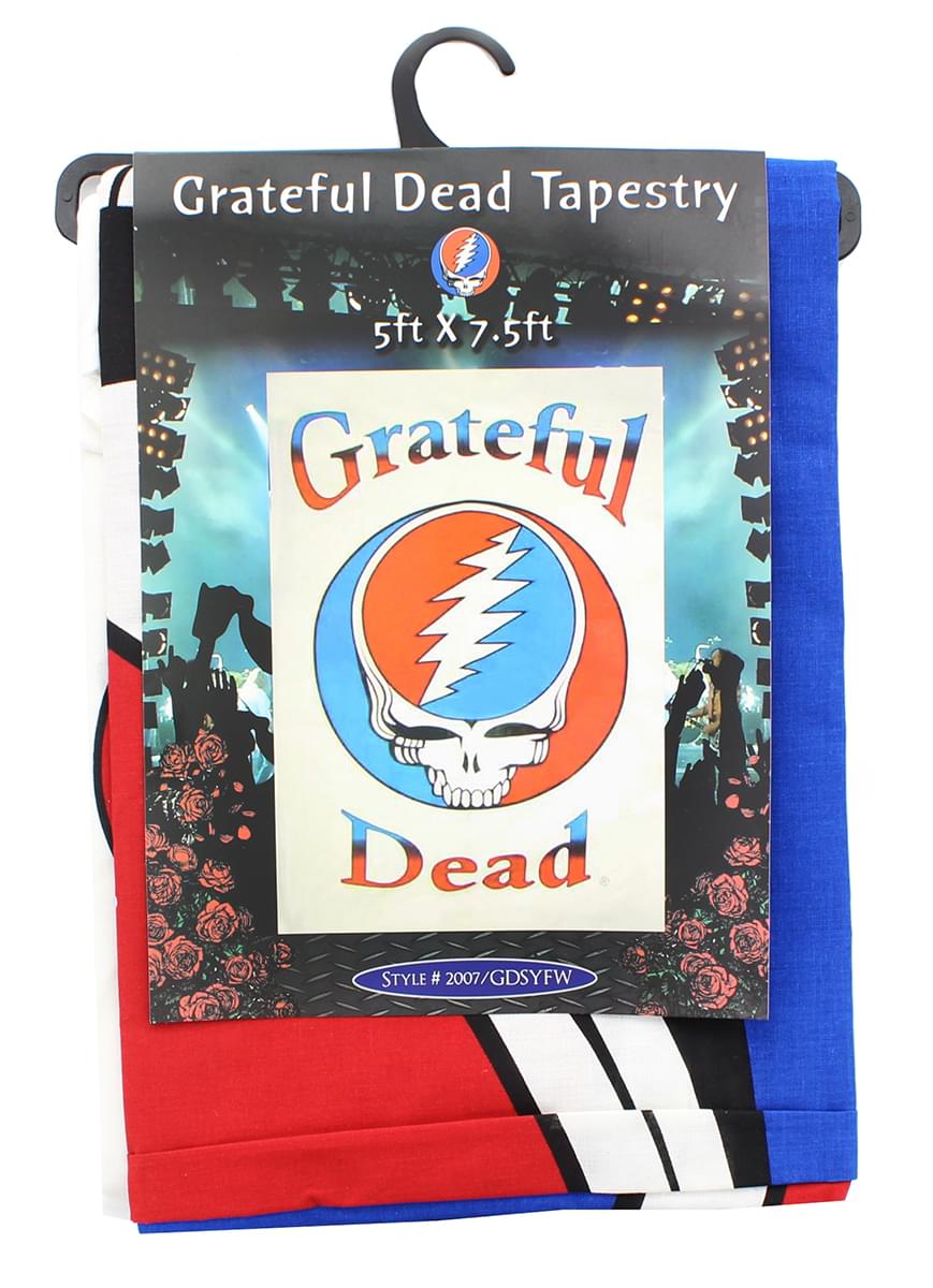 Grateful Dead Steal Your Face Logo White 60x90-Inch Tapestry: A Tribute to the Deadheads