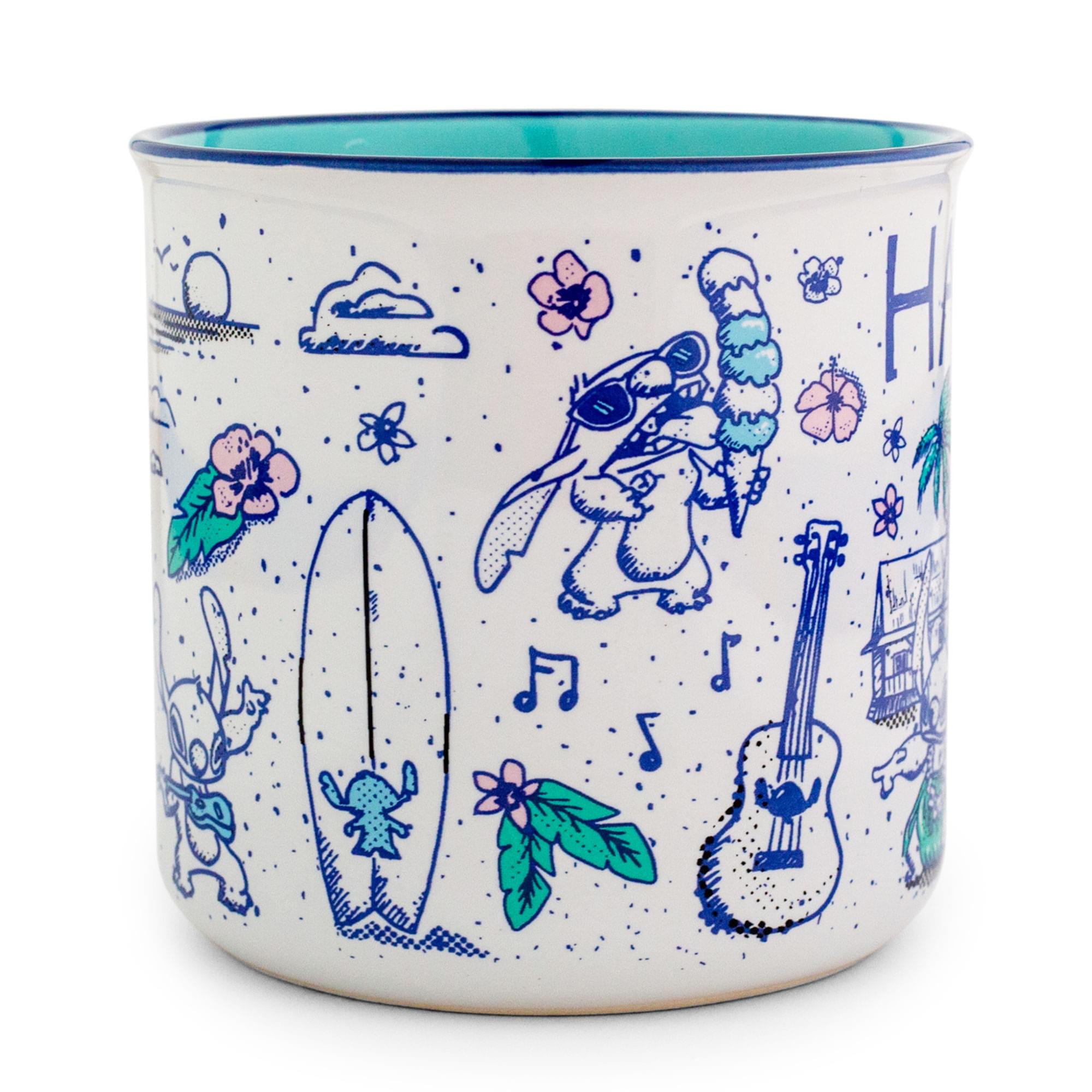 Disney Lilo & Stitch Hawaiian Adventure Camper Mug - 20 Oz