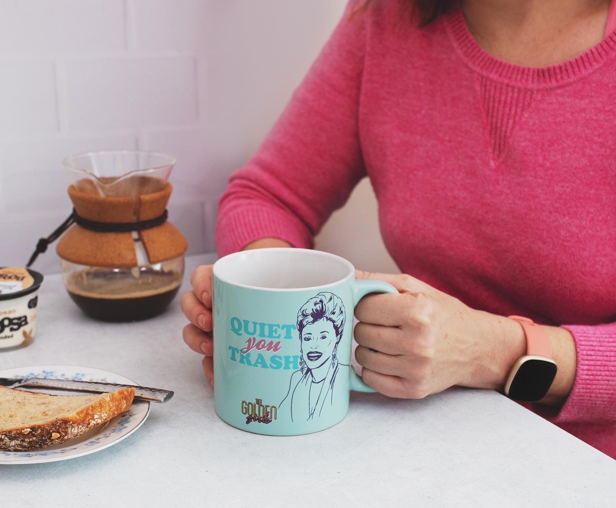 Golden Girls 'Quiet You Trash' 20-Ounce Ceramic Mug