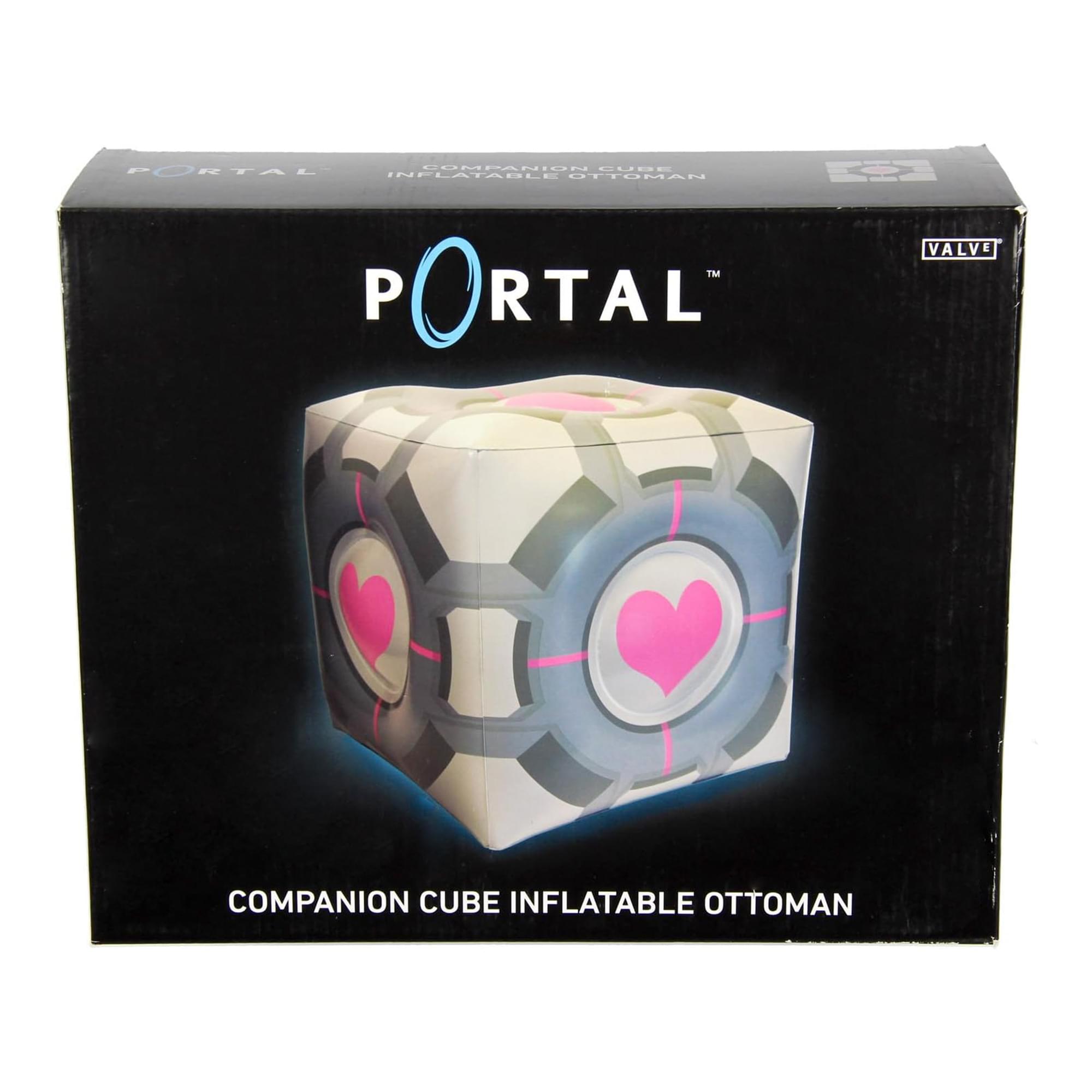 Portal Original Inflatable Companion Cube Ottoman