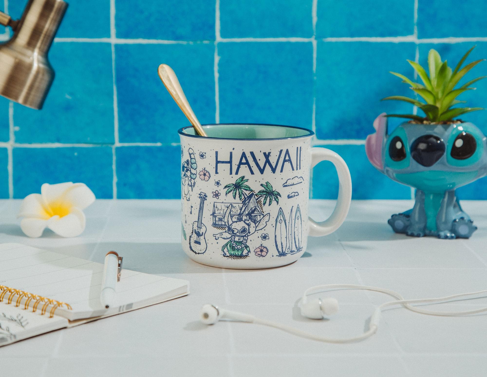 Disney Lilo & Stitch Hawaiian Adventure Camper Mug - 20 Oz