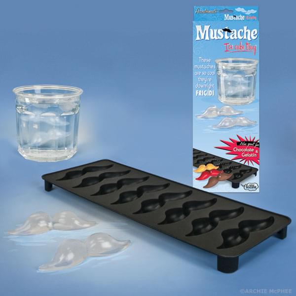 Cool Mustache 8 - Slot Ice Cube Tray