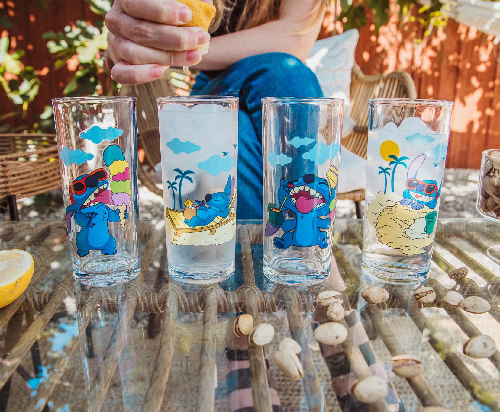 Disney Lilo & Stitch 10-Ounce Beach Day Tumbler Set - 4 Pack