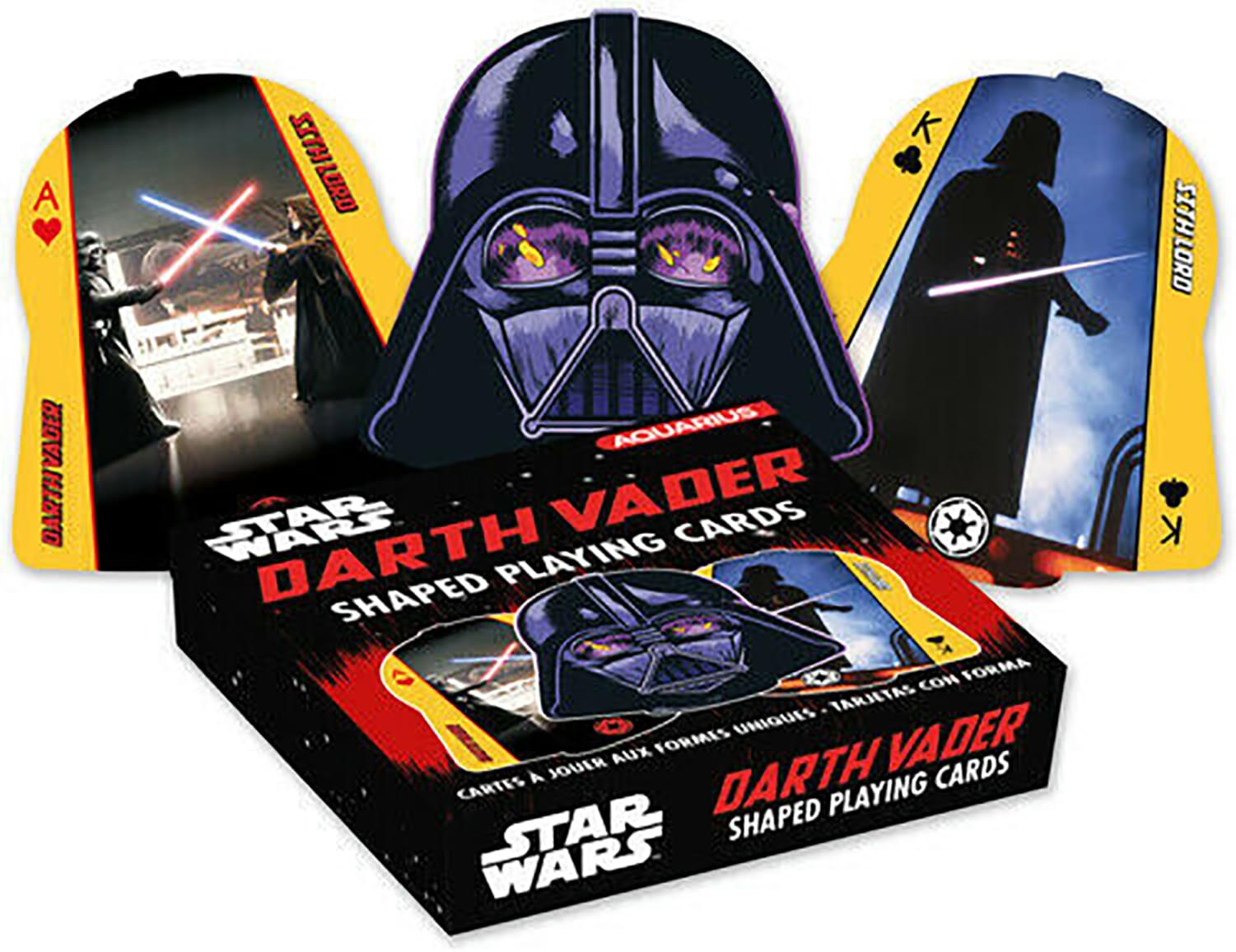 Out-of-this-World Star Wars Darth Vader Shaped Playing Cards