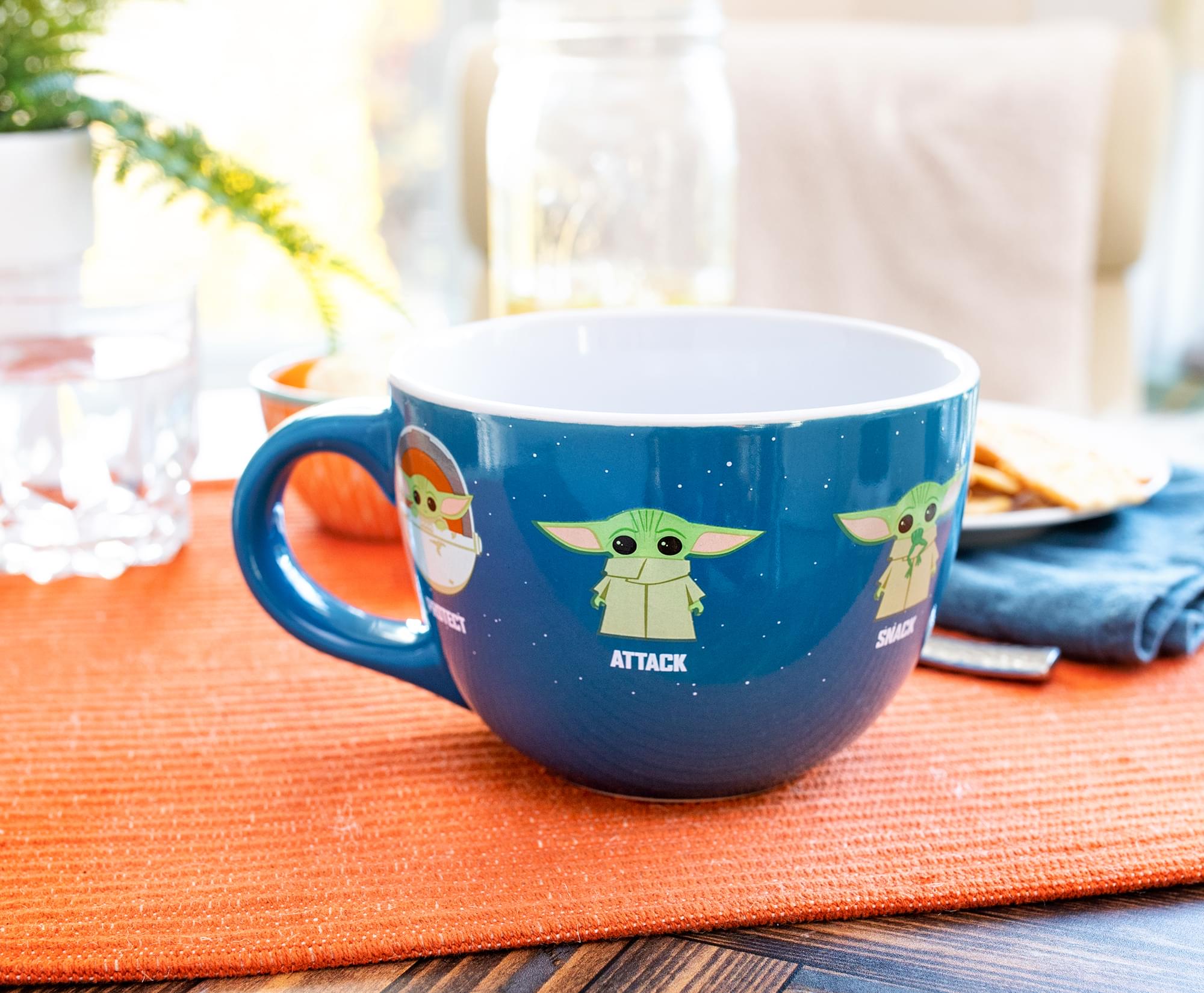 Star Wars: The Mandalorian Grogu Ceramic Soup Mug - Fun & Stylish