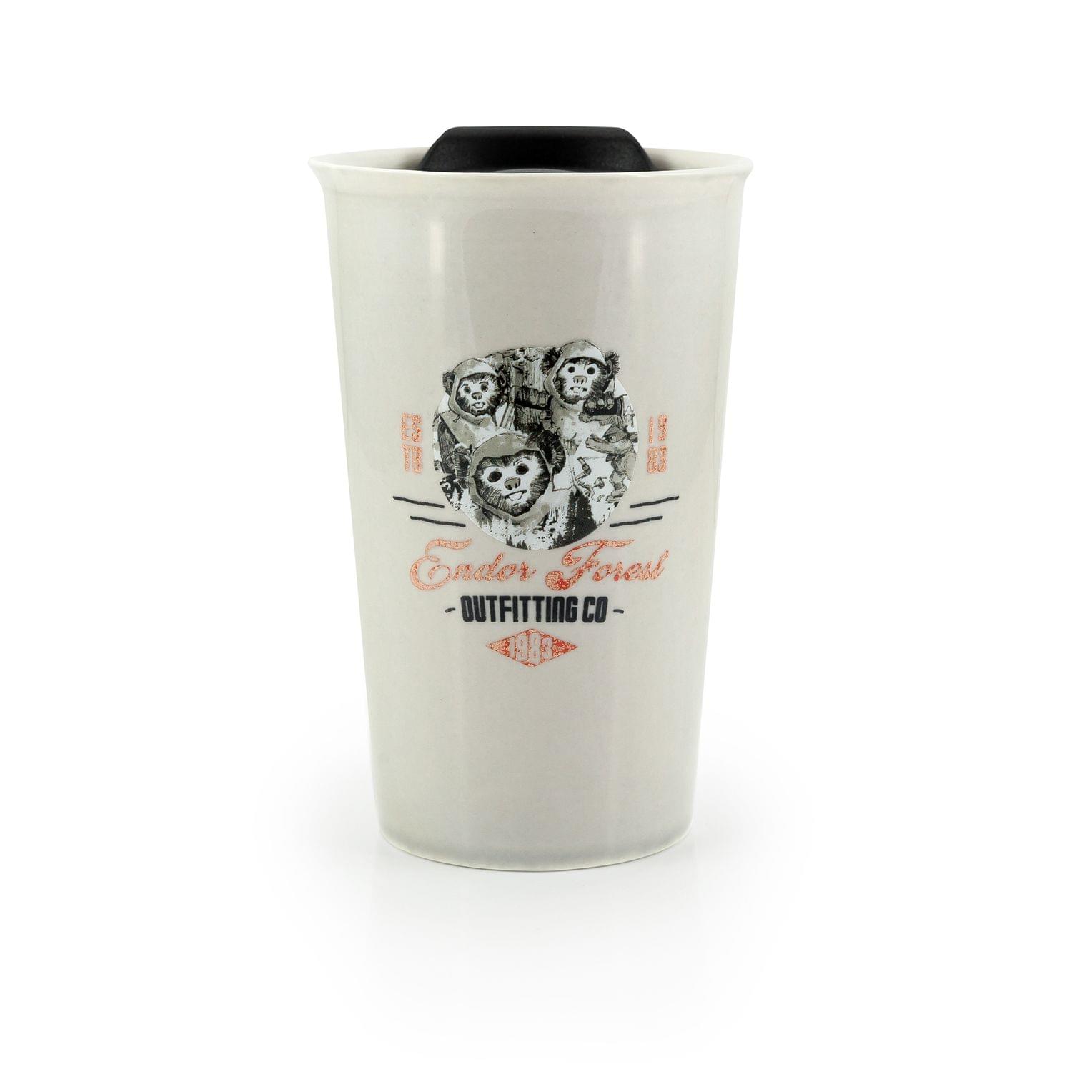 Star Wars Ewok Ceramic Mug with Lid - 12 Ounces of Galactic Goodness