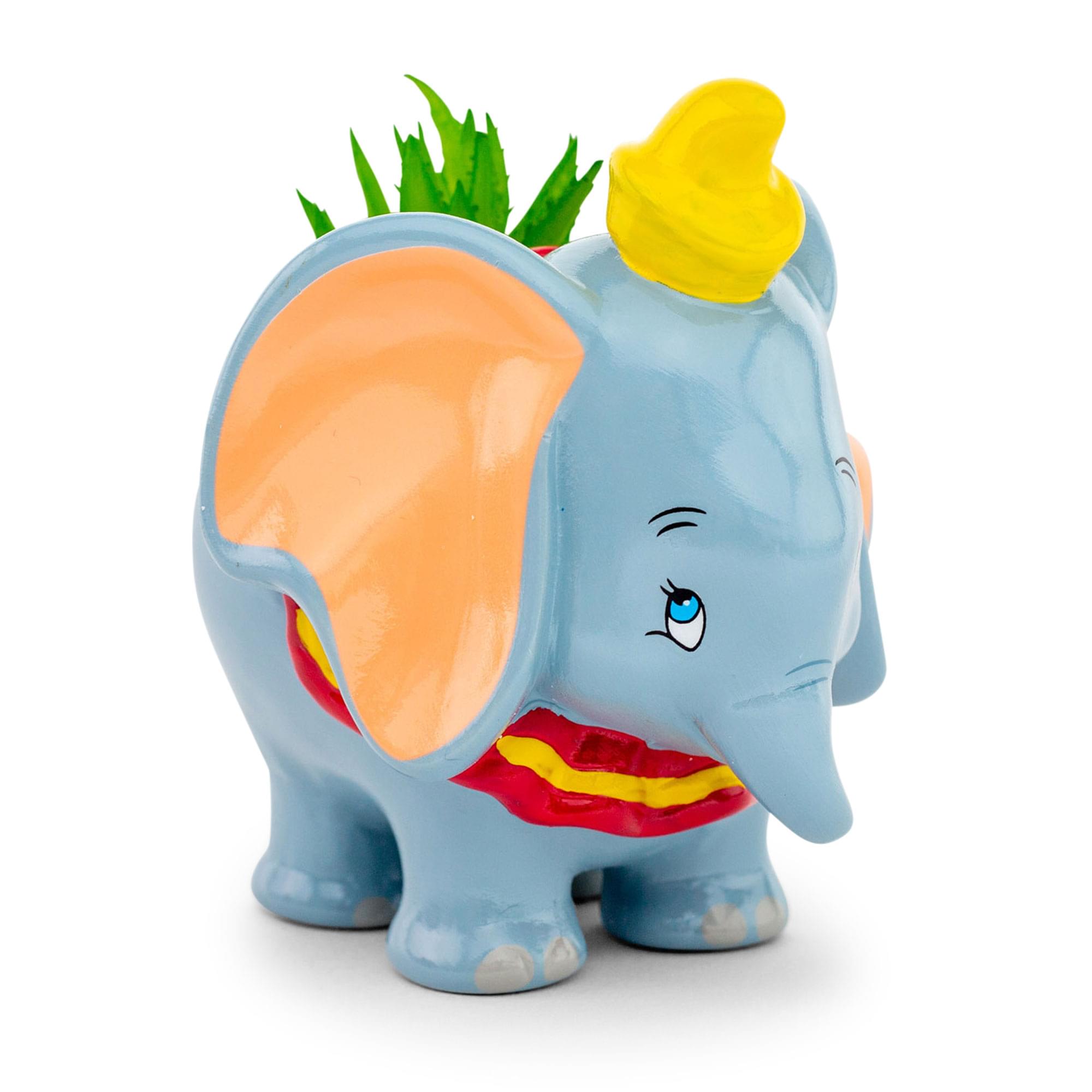 Enchanting Disney Dumbo 4-Inch Mini Planter with Artificial Succulent