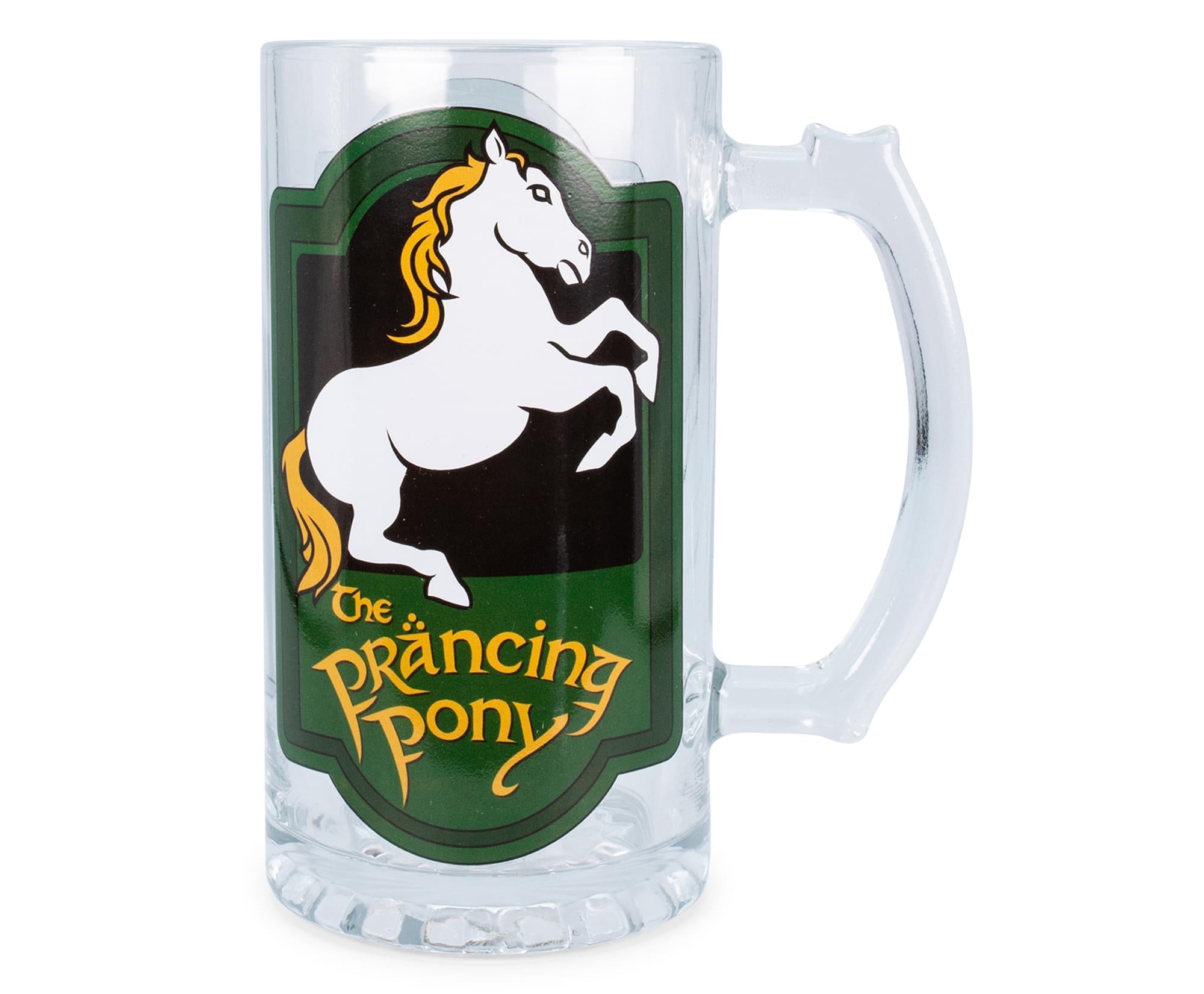 The Lord of the Rings Prancing Pony 16 - Ounce Glass Stein Mug