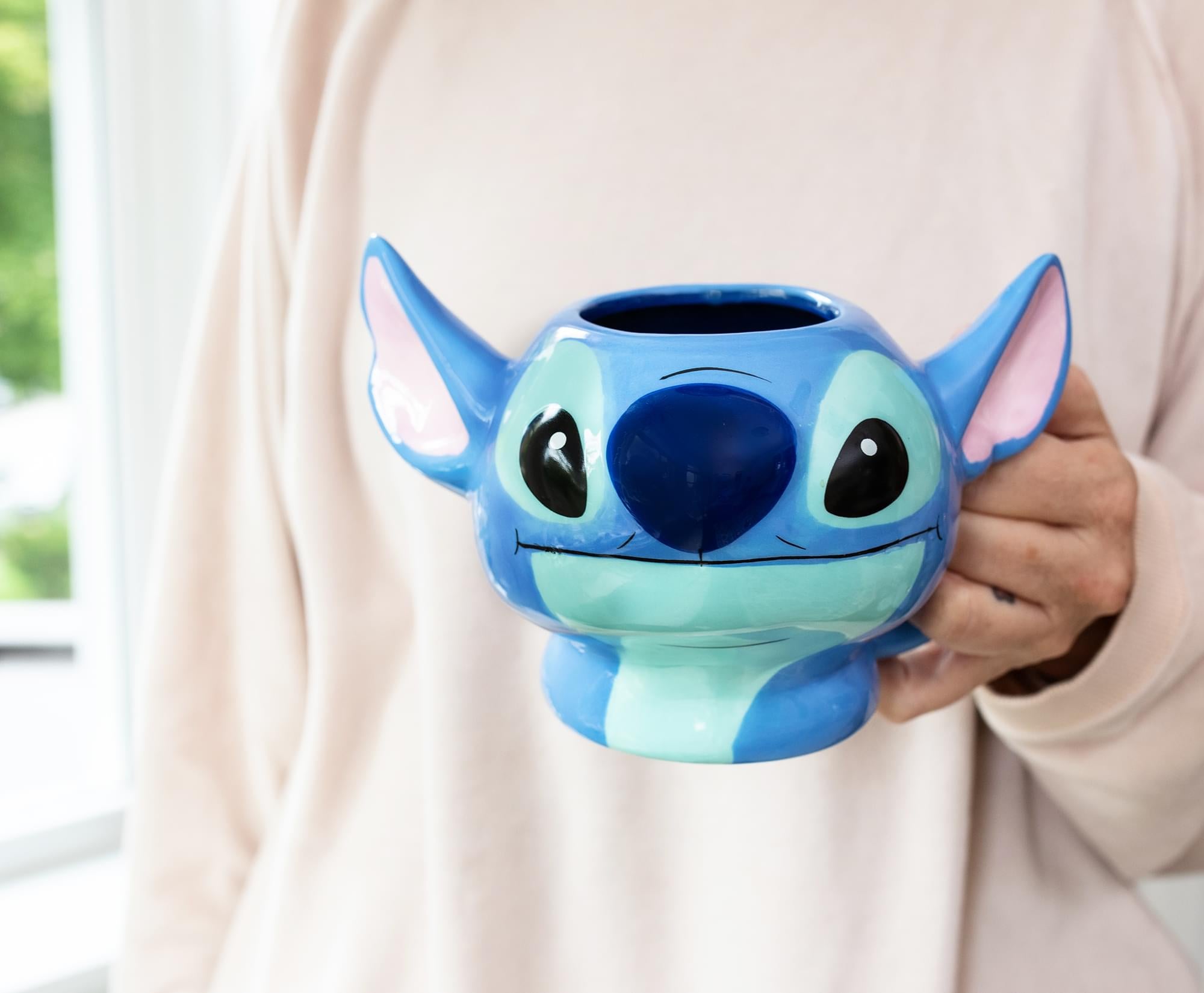Out-of-this-World Disney Lilo & Stitch 3D Ceramic Mug - 20 Oz