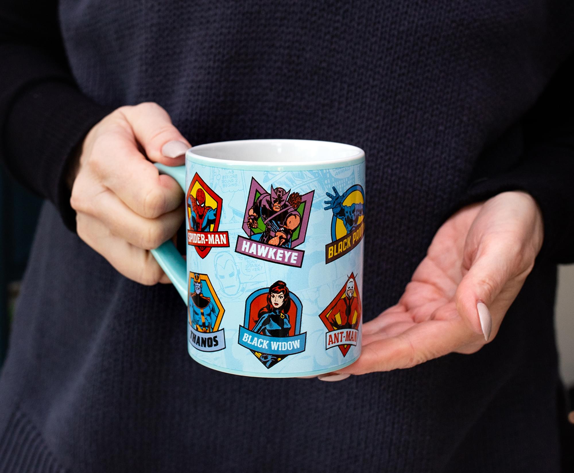 Epic Marvel Comics Character Badges 14 - Ounce Ceramic Mug