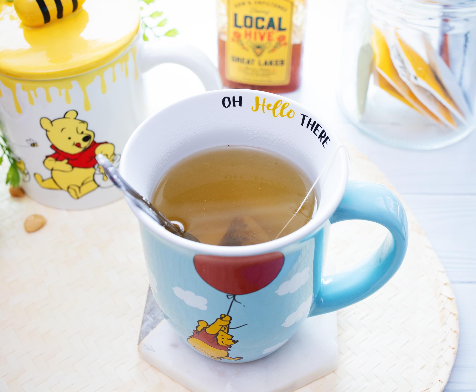 Disney's Enchanting Winnie The Pooh Balloon Float Ceramic Mug - 16 Oz