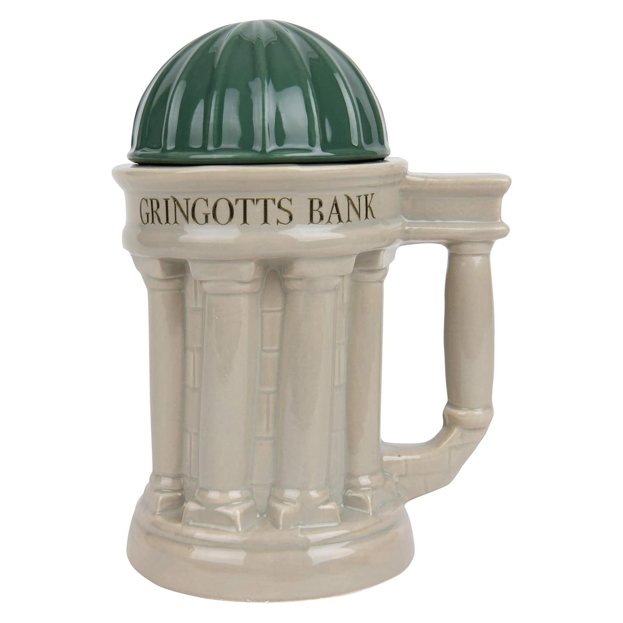 Enchanting Harry Potter Gringotts Bank 28oz Lidded Mug