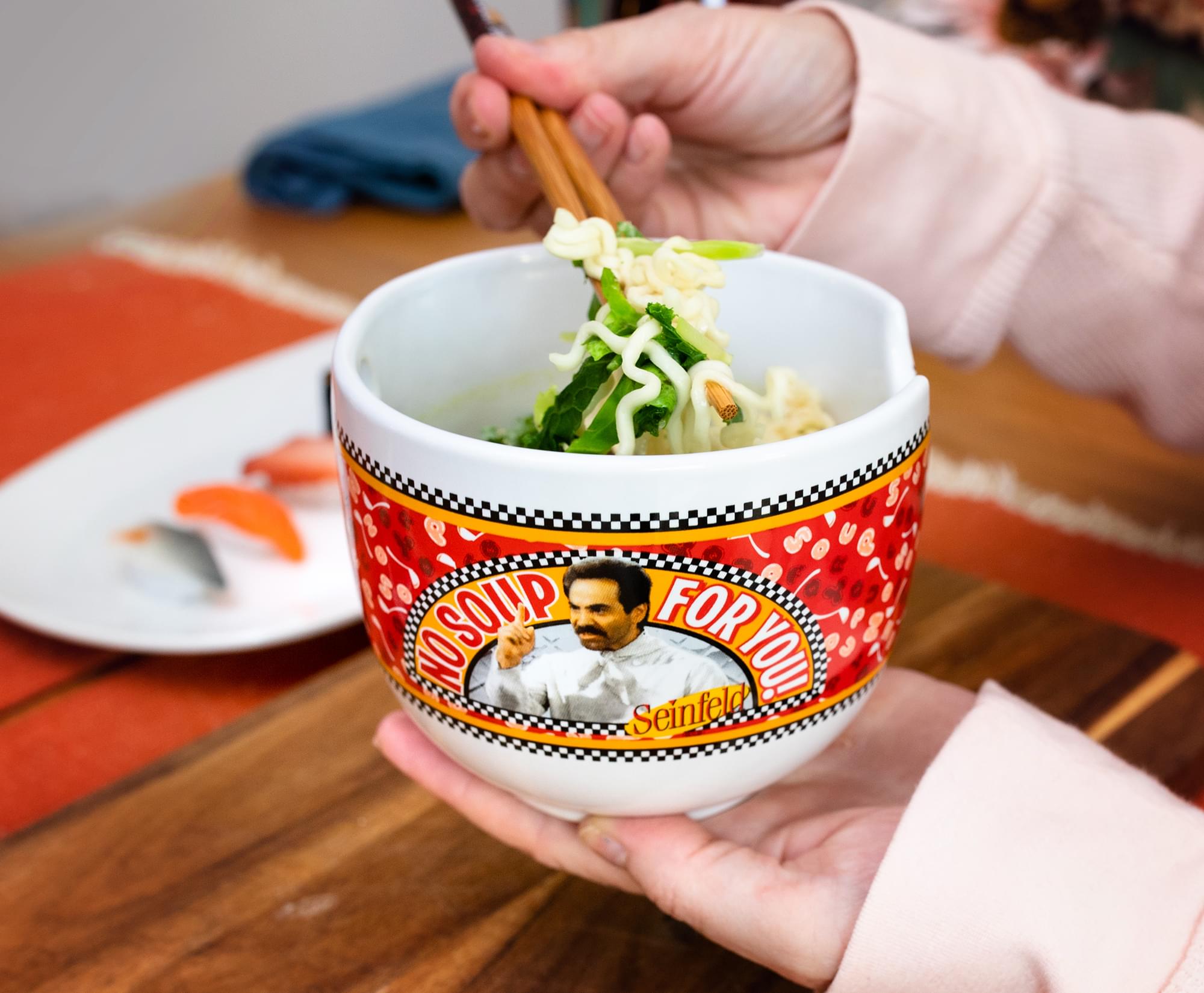 Seinfeld 'No Soup For You!' 20-Ounce Ramen Bowl & Chopstick Set