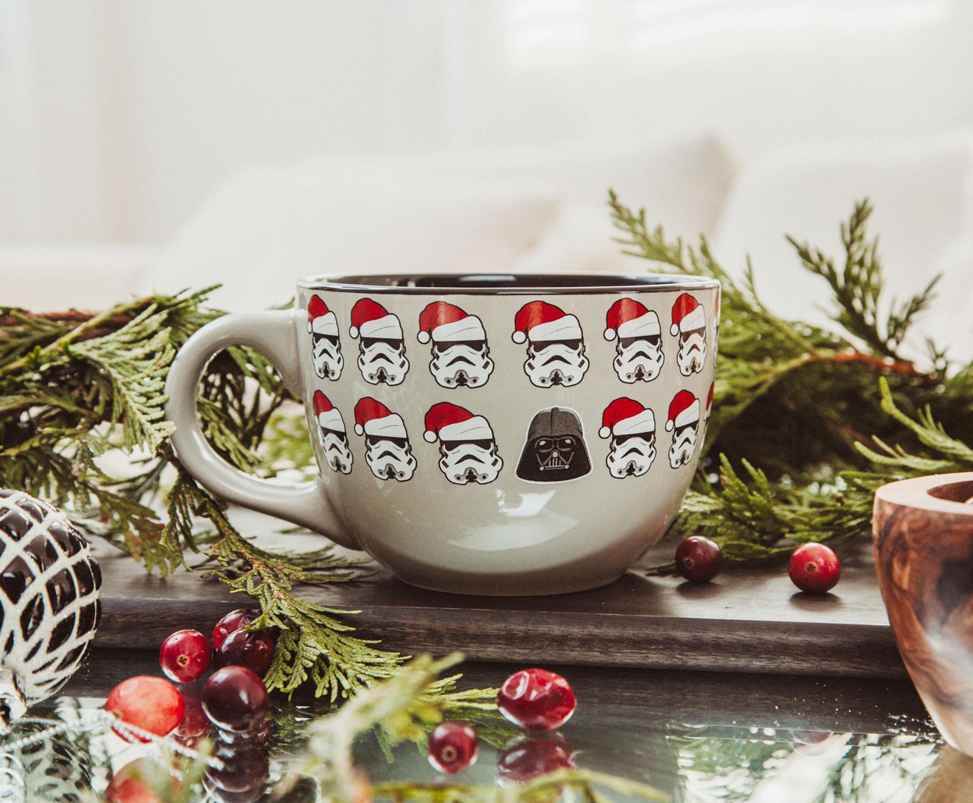 Star Wars Darth Vader Holiday Ceramic Soup Mug - 24 Oz
