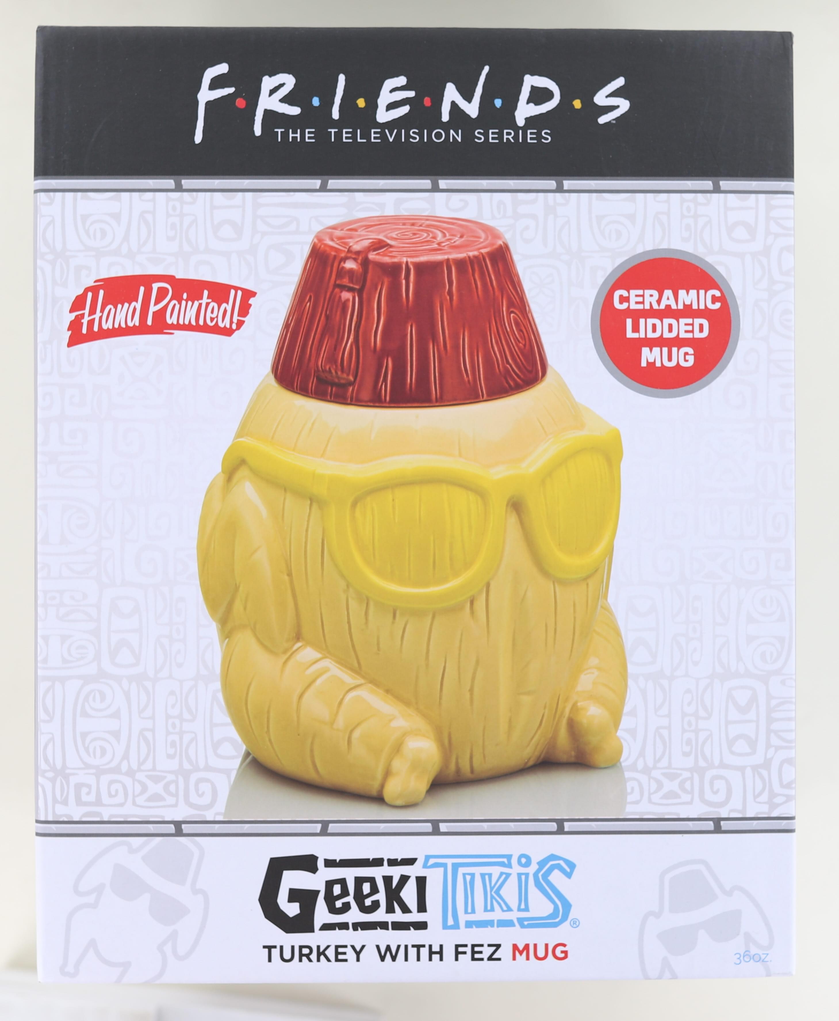 Geeki Tiki 36oz Ceramic Mug: Friends Turkey With Fez