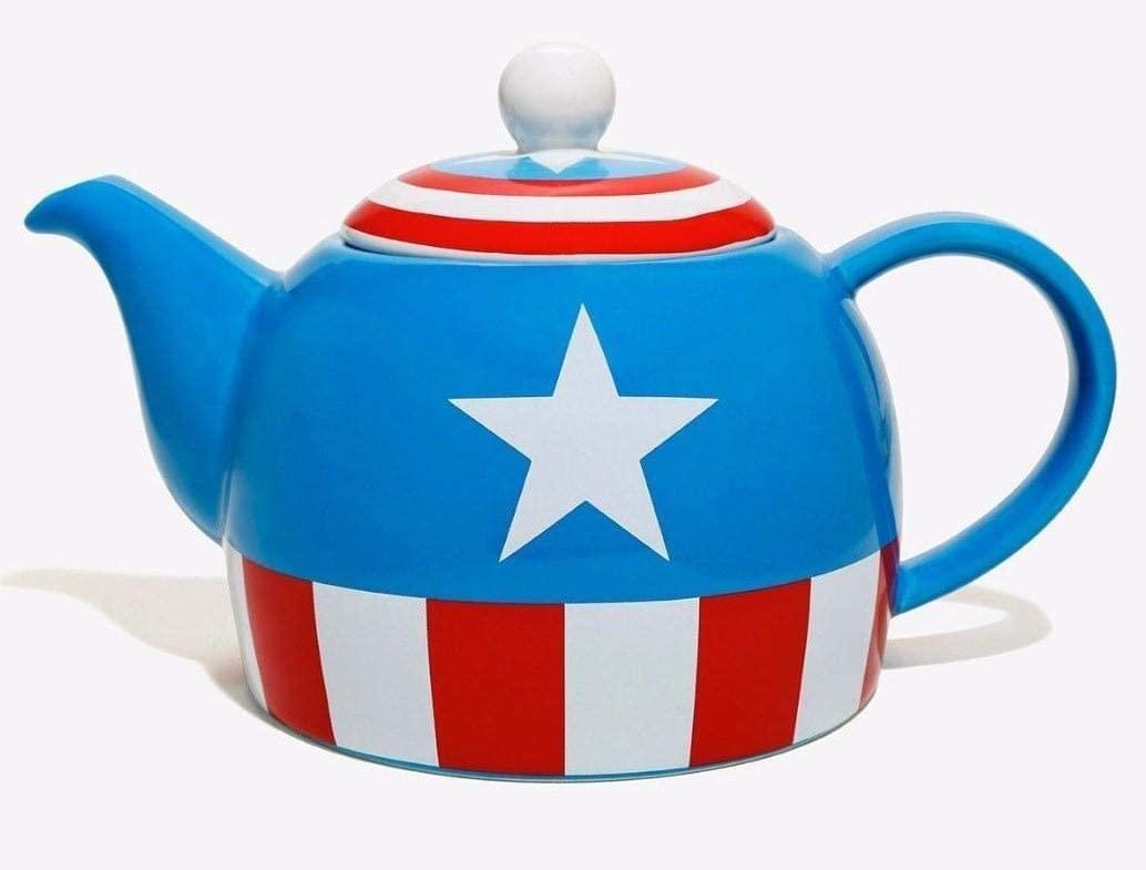 Epic Marvel Captain America 36 - Ounce Ceramic Teapot